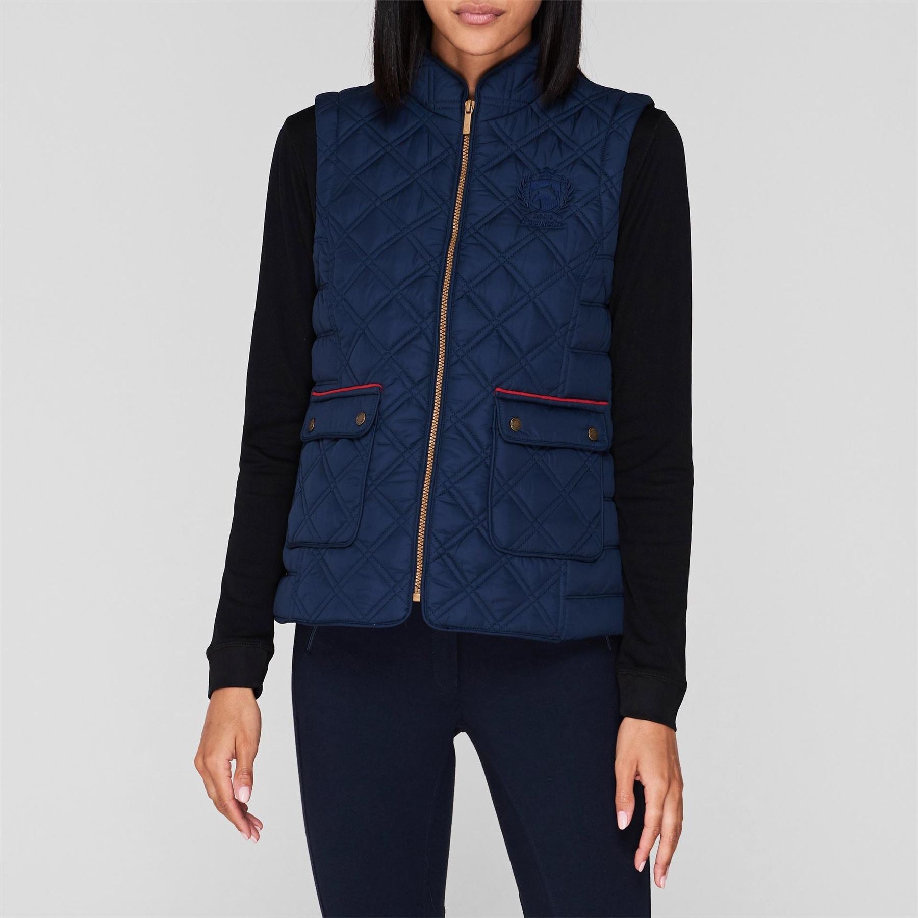 Requisite Quilted Slim Fit Gilet