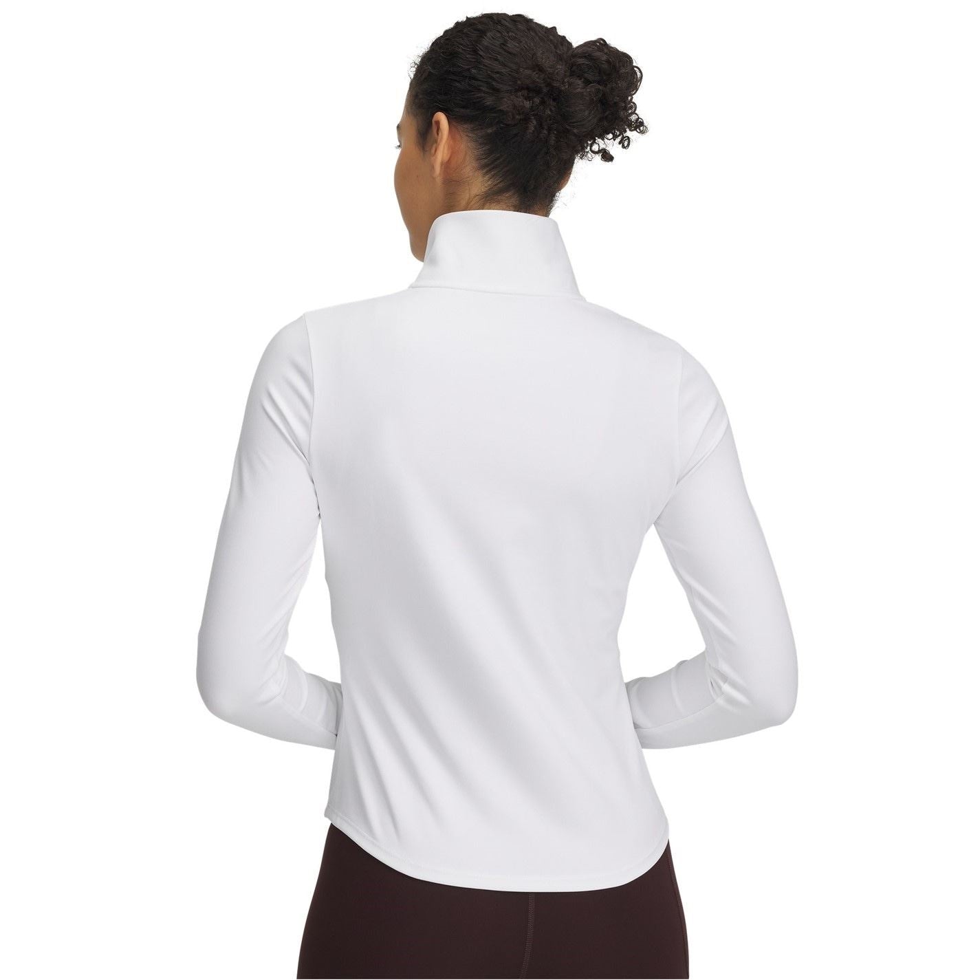 Under Armour Motion Zip Neck Long Sleeve Thumb Hole Top