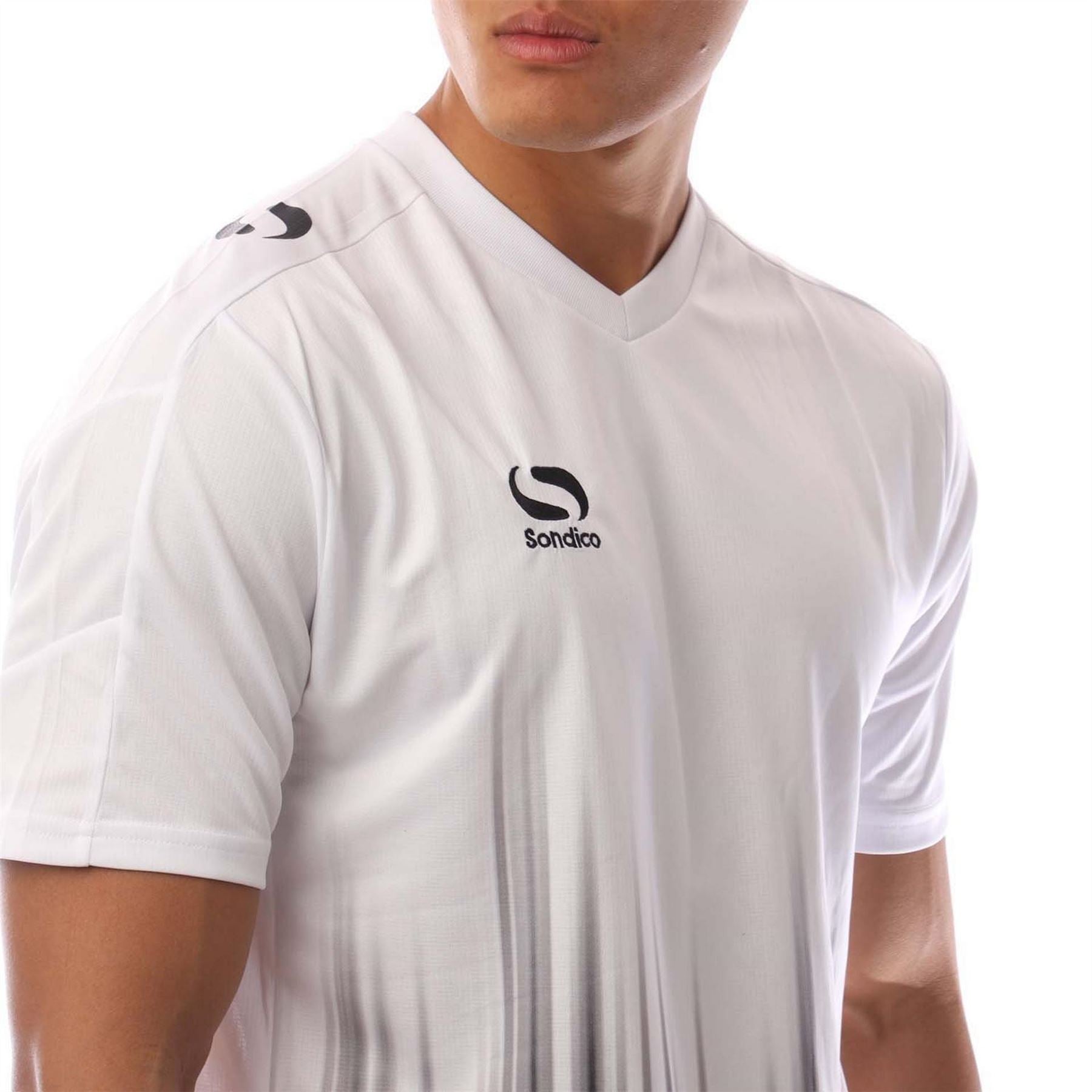 Sondico V-Neck Short Sleeve Jersey T-Shirt