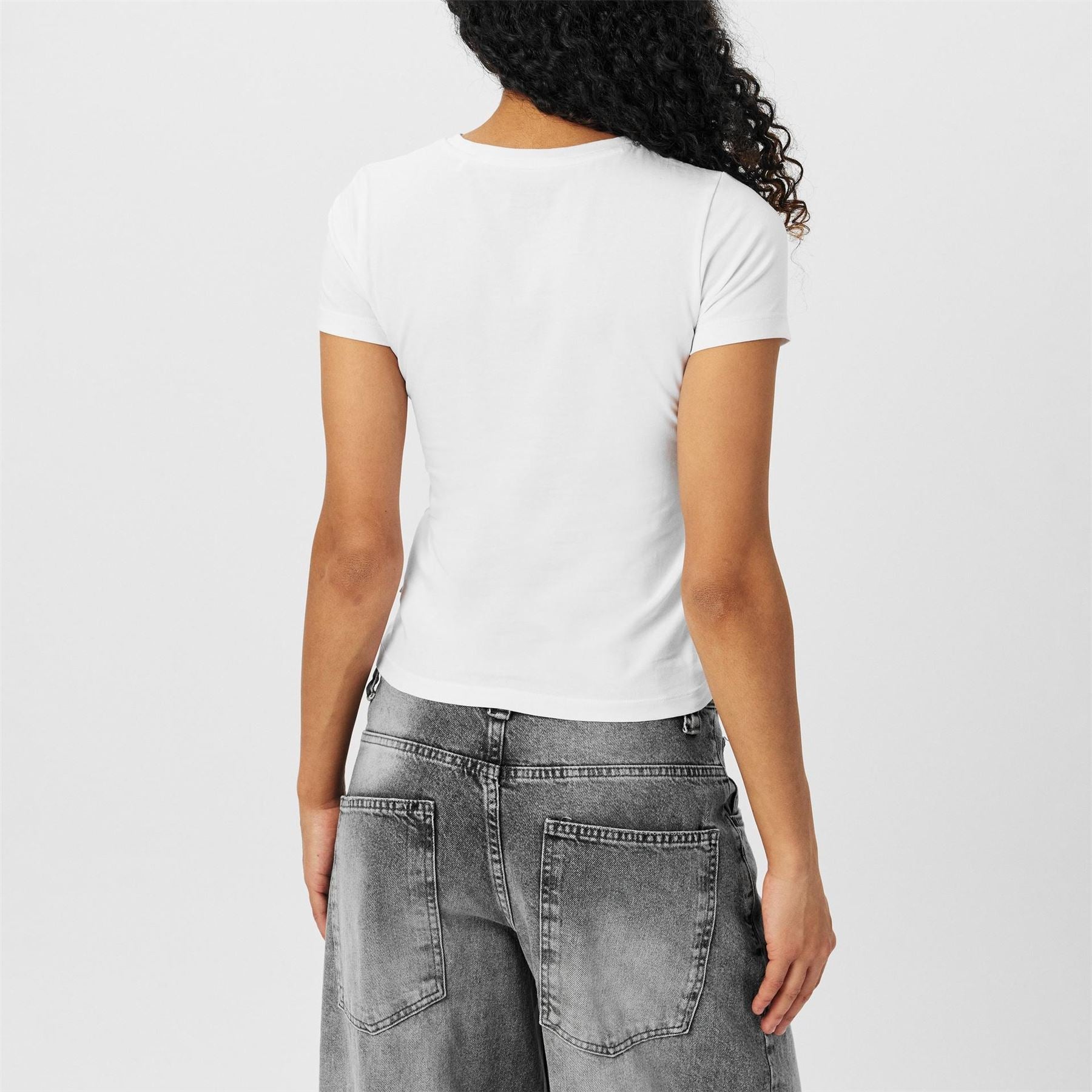 Guess Tri Icon Slim Fit Crew Neck T-Shirt