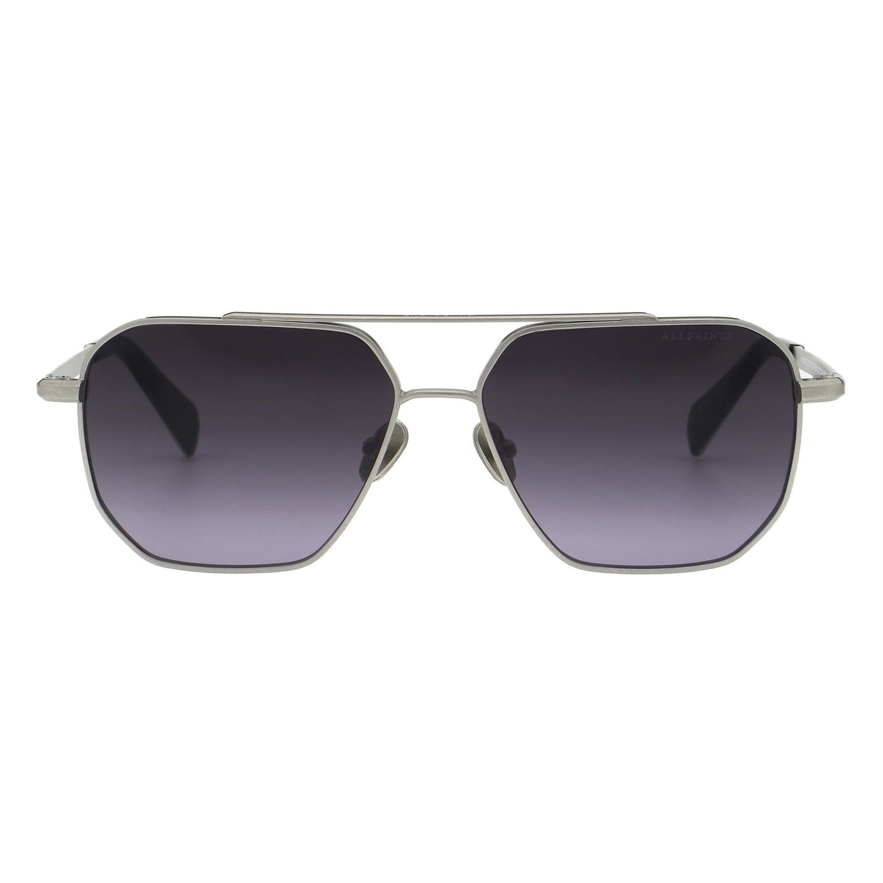 AllSaints Dune Aviator Double Bridge Sunglasses