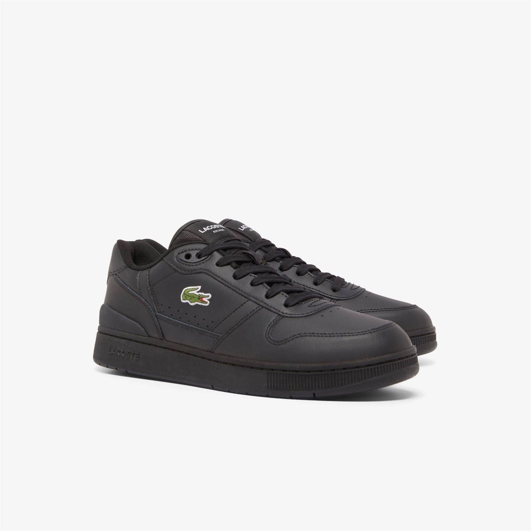 Lacoste T Clip Low Top Crocodile Print Sneakers