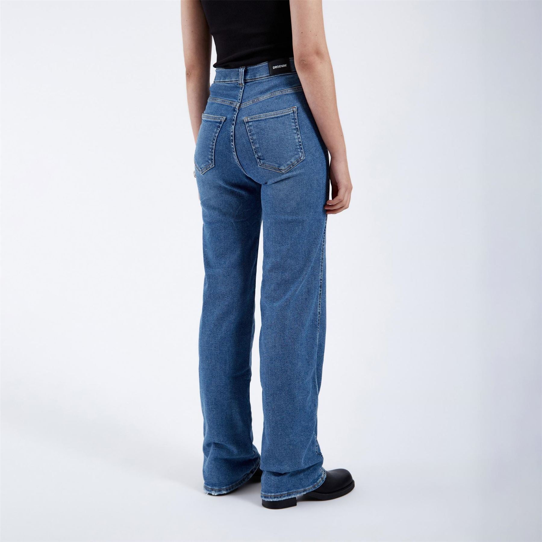 Dr Denim Straight   High Stretch Jeans