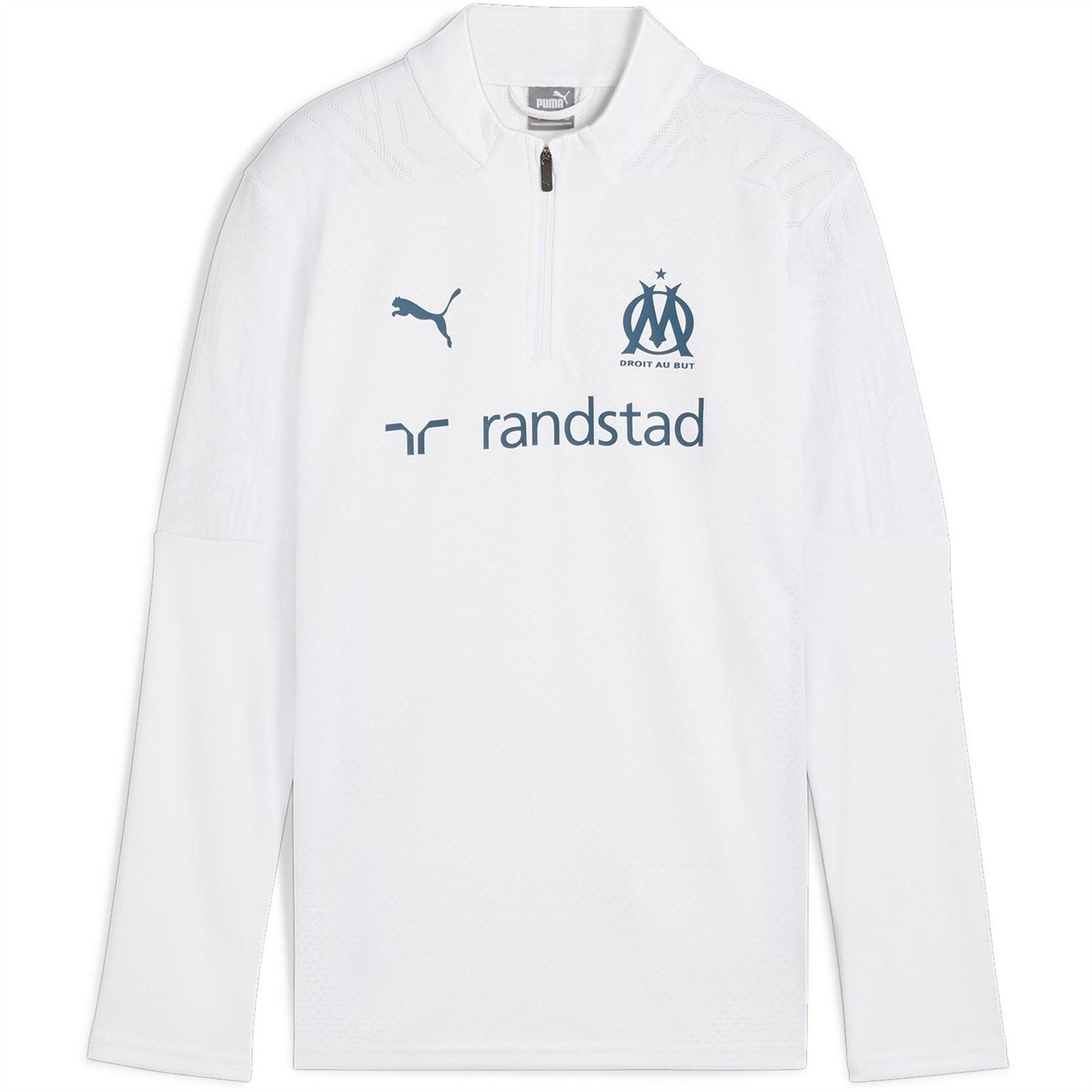 Puma De Marseille Training Quarter Zip Top 2024 2025 Junior