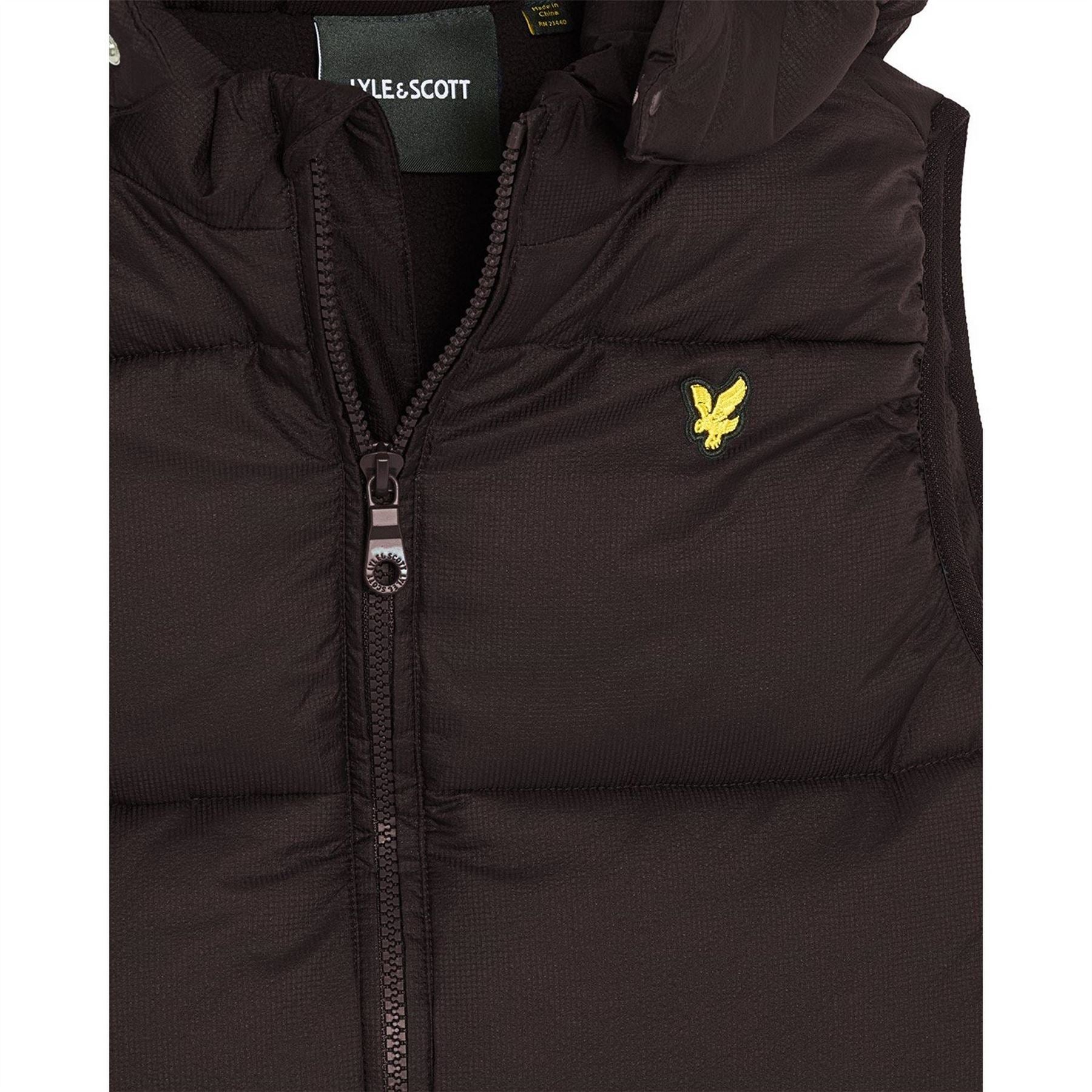 Lyle and Scott Quilted Hooded Gilet