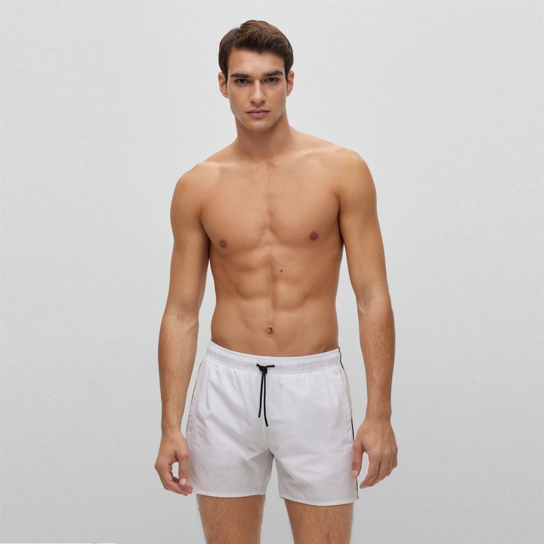 Boss Iconic Quick Drying Twin Slit Pockets Swim Shorts