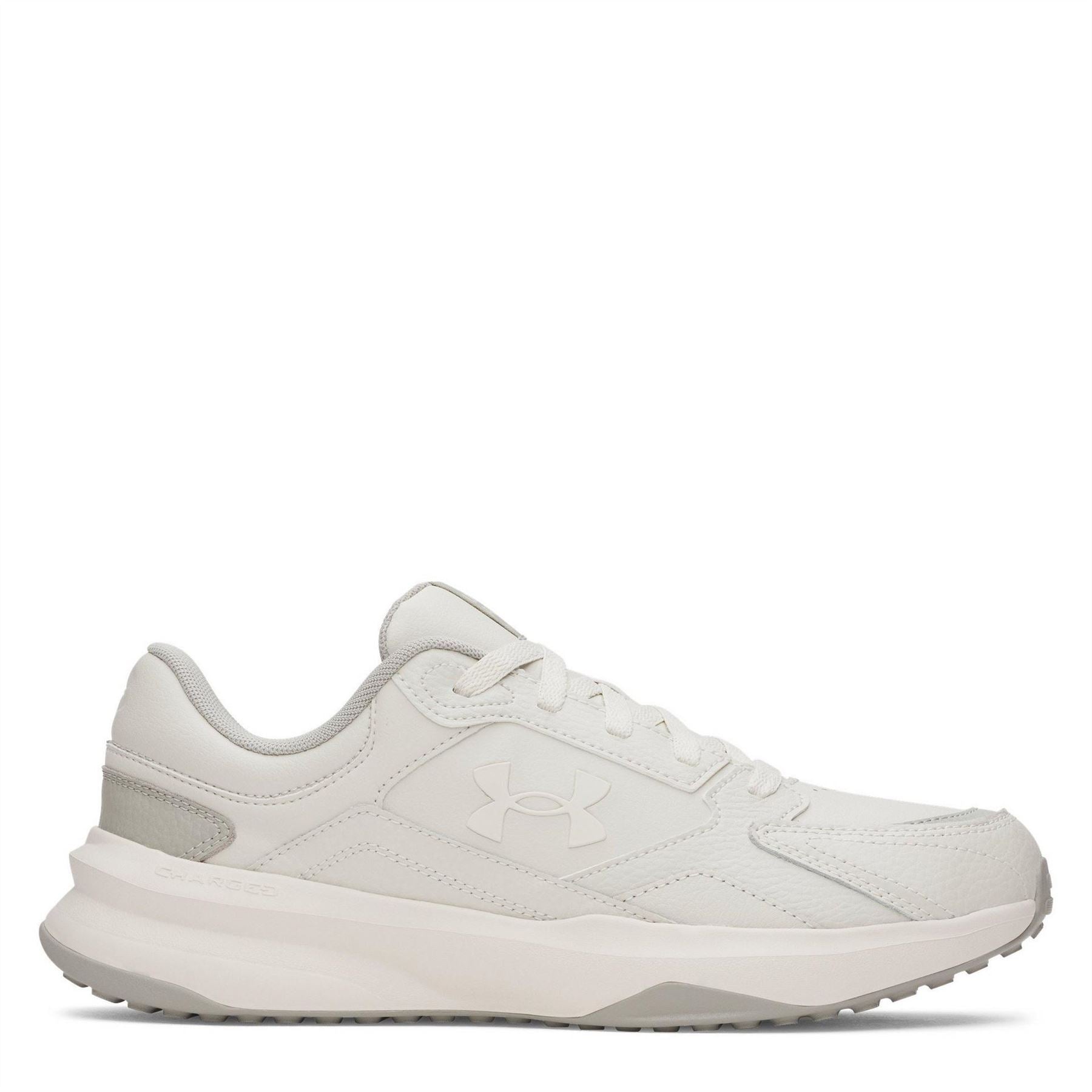 Under Armour Edge Leather Lace-Up Low Top Sneakers