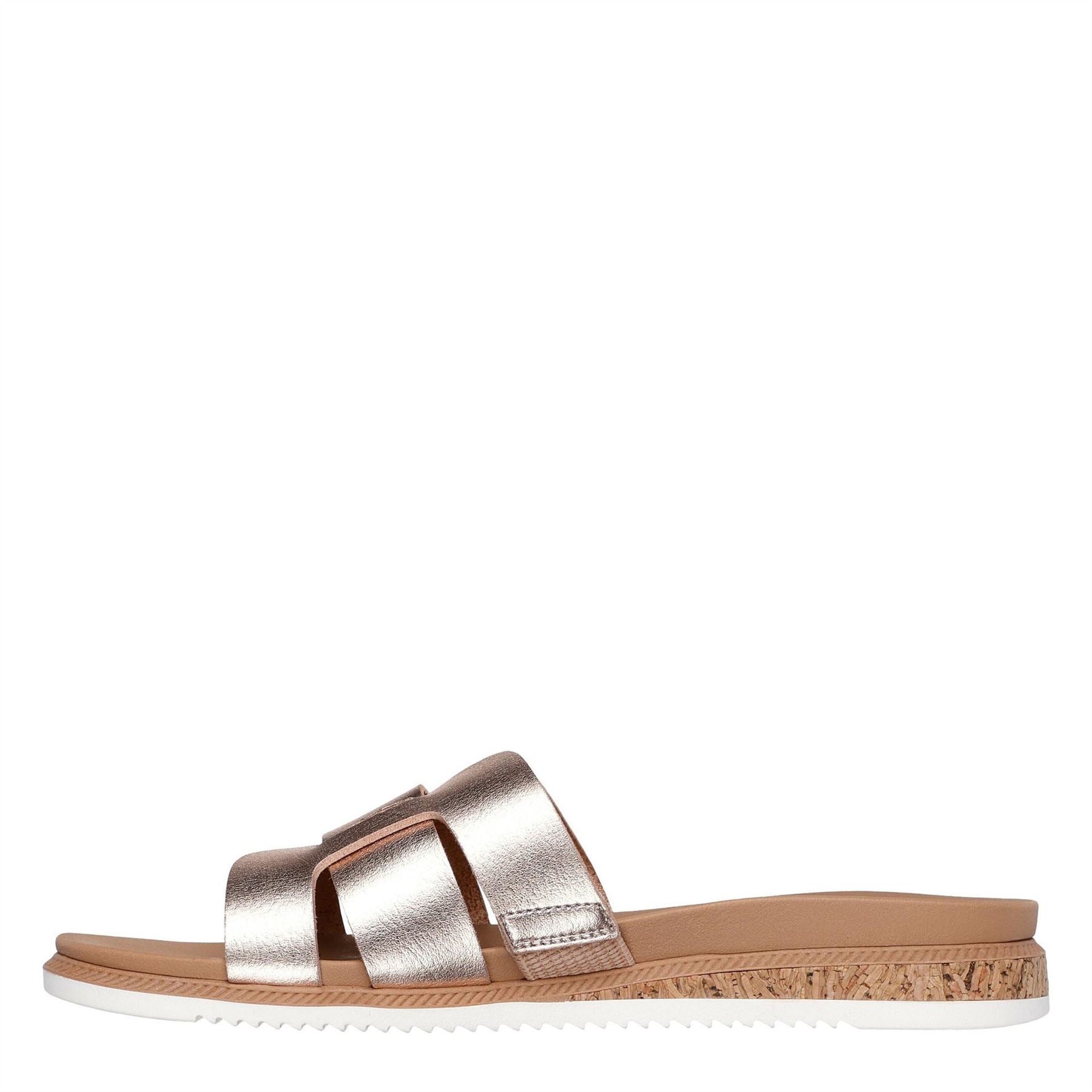 Skechers Womens Kiss Low Flat Sandals