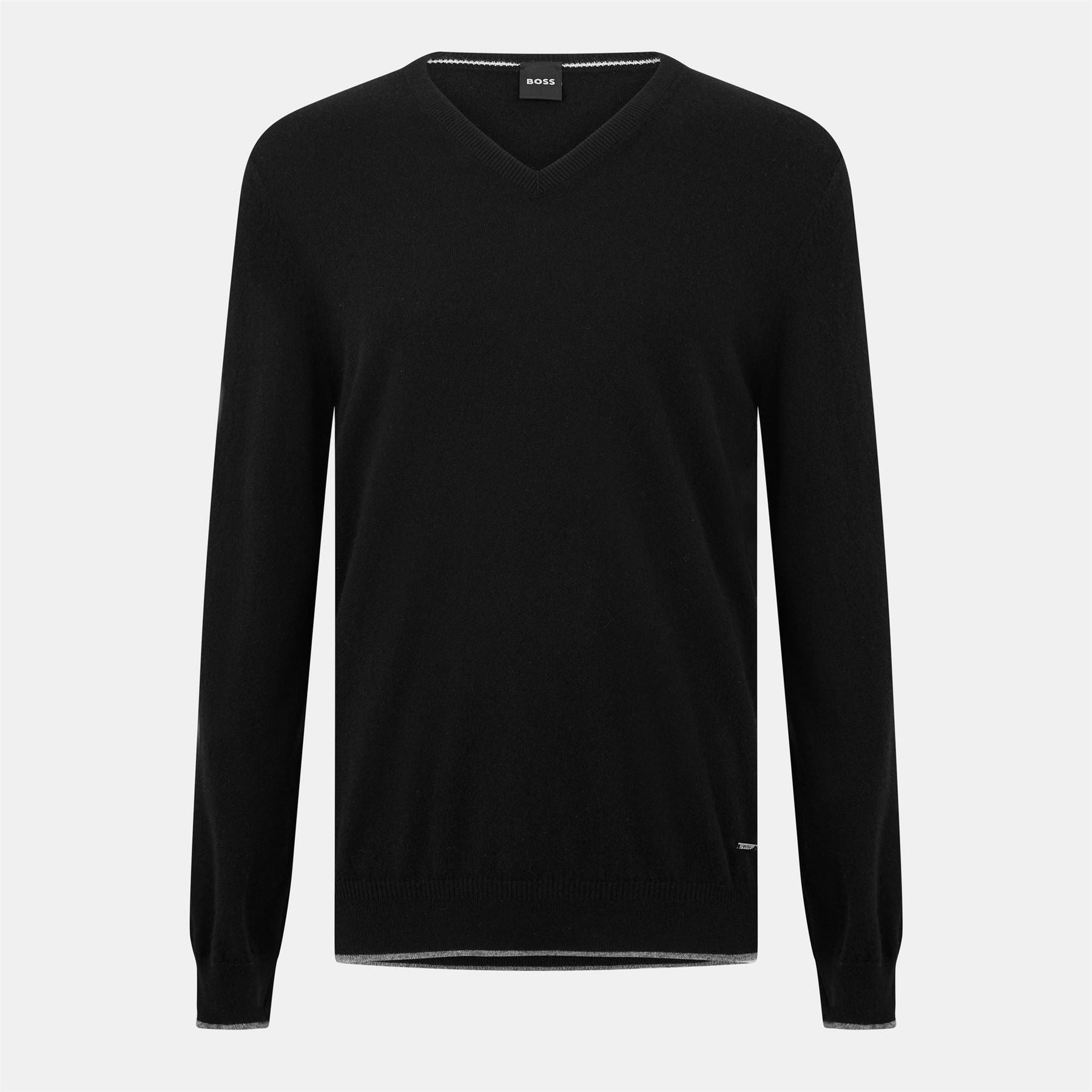 Boss Ettore V-Neck Long Sleeve Sweater