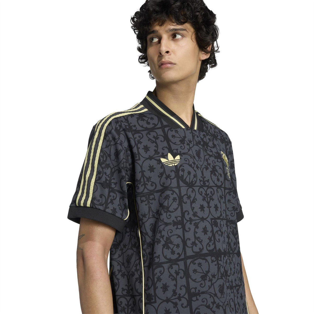 adidas Liverpool Football Club V-Neck Short Sleeve Jersey