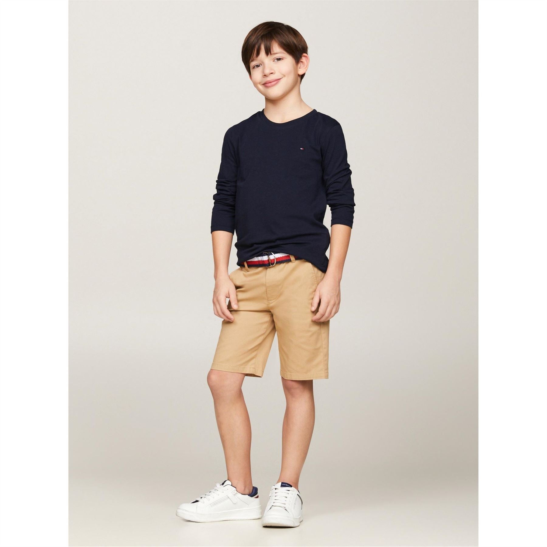 Tommy Hilfiger Crew Neck Regular Fit Long Sleeve T-Shirt