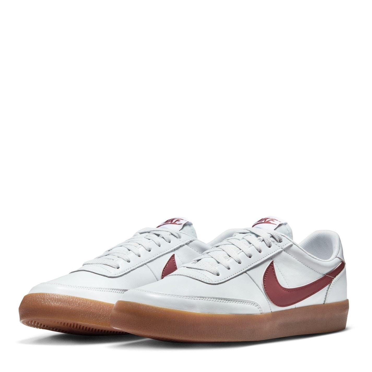 Nike Leather Low Top Flat Heel Sneakers