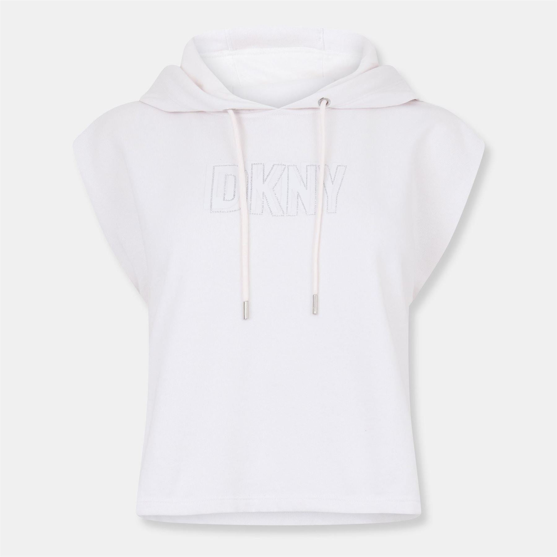 DKNY Logo Pull Over Hoodie