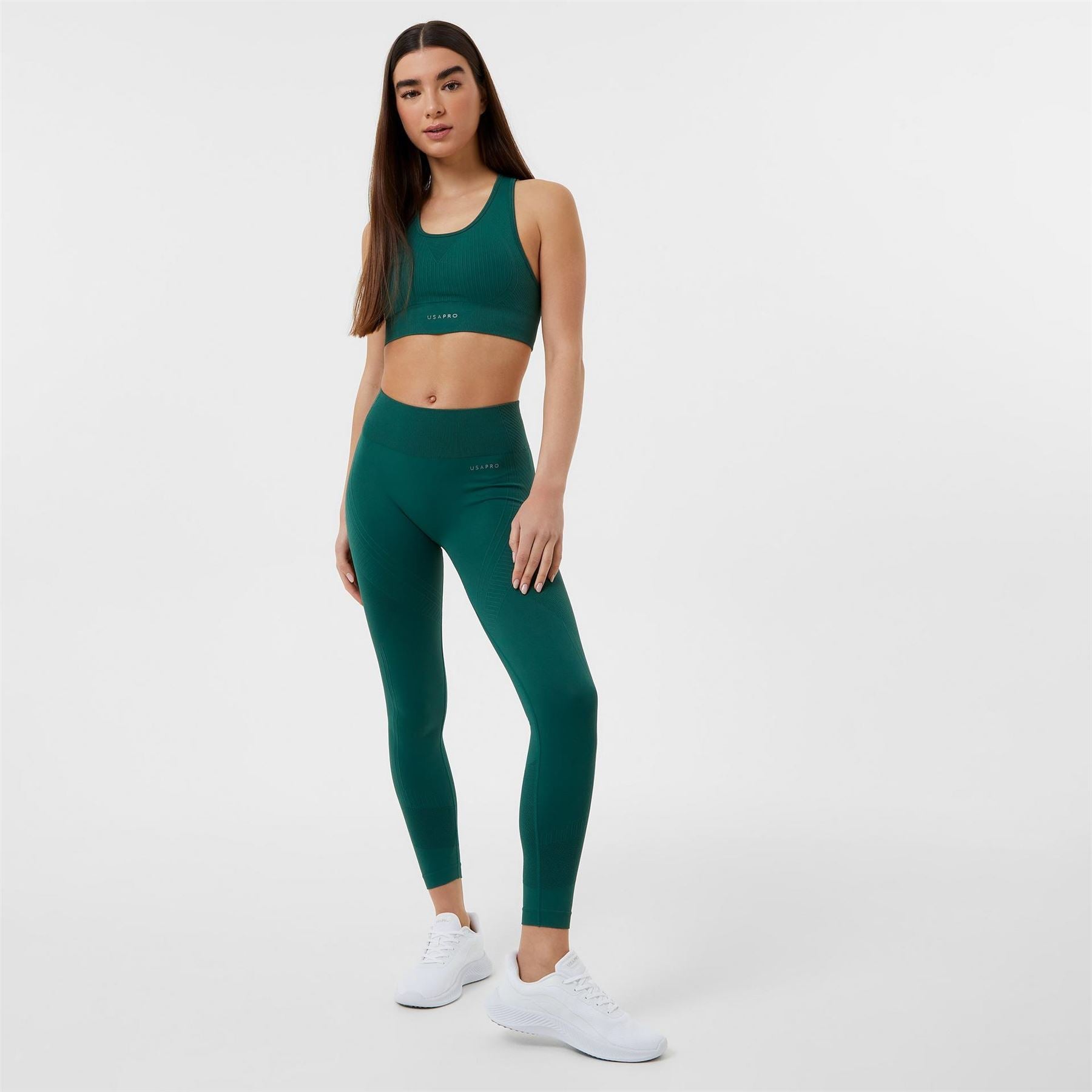 USA Pro Core Seamless Crop Sports Bra