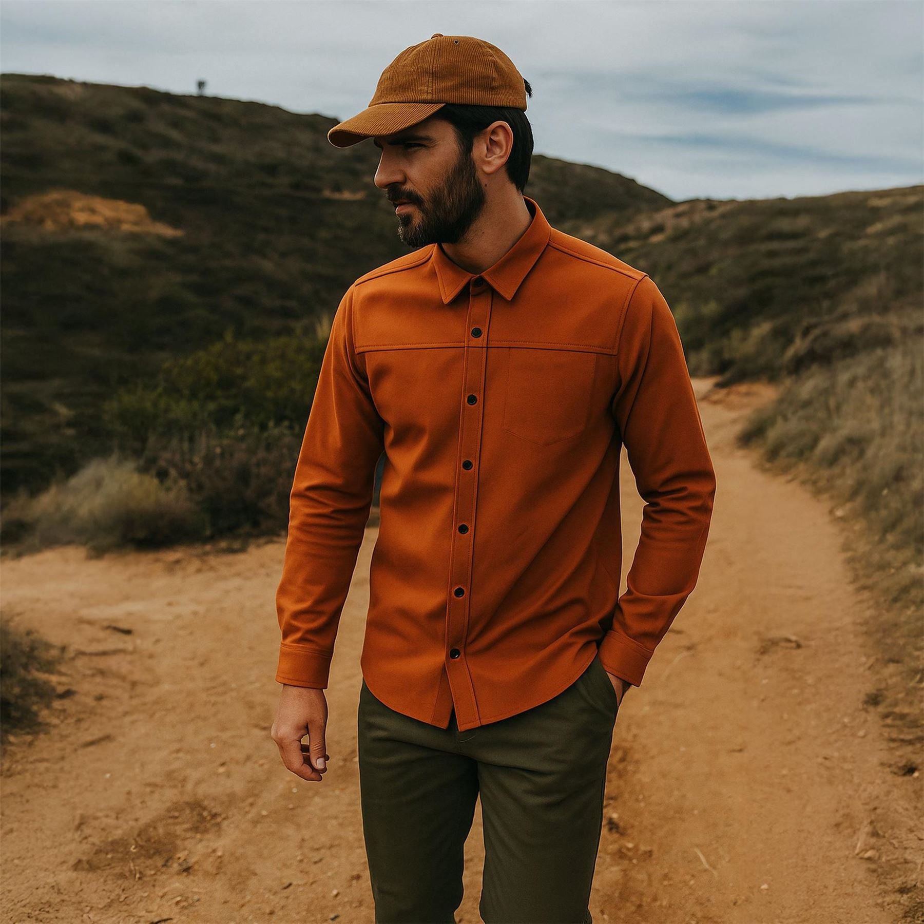 Roamers and Seekers Marin Collared Long Sleeve Shirt
