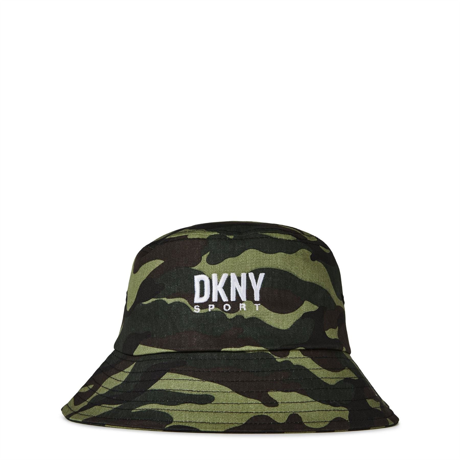 DKNY Mens Camo Bucket Hat
