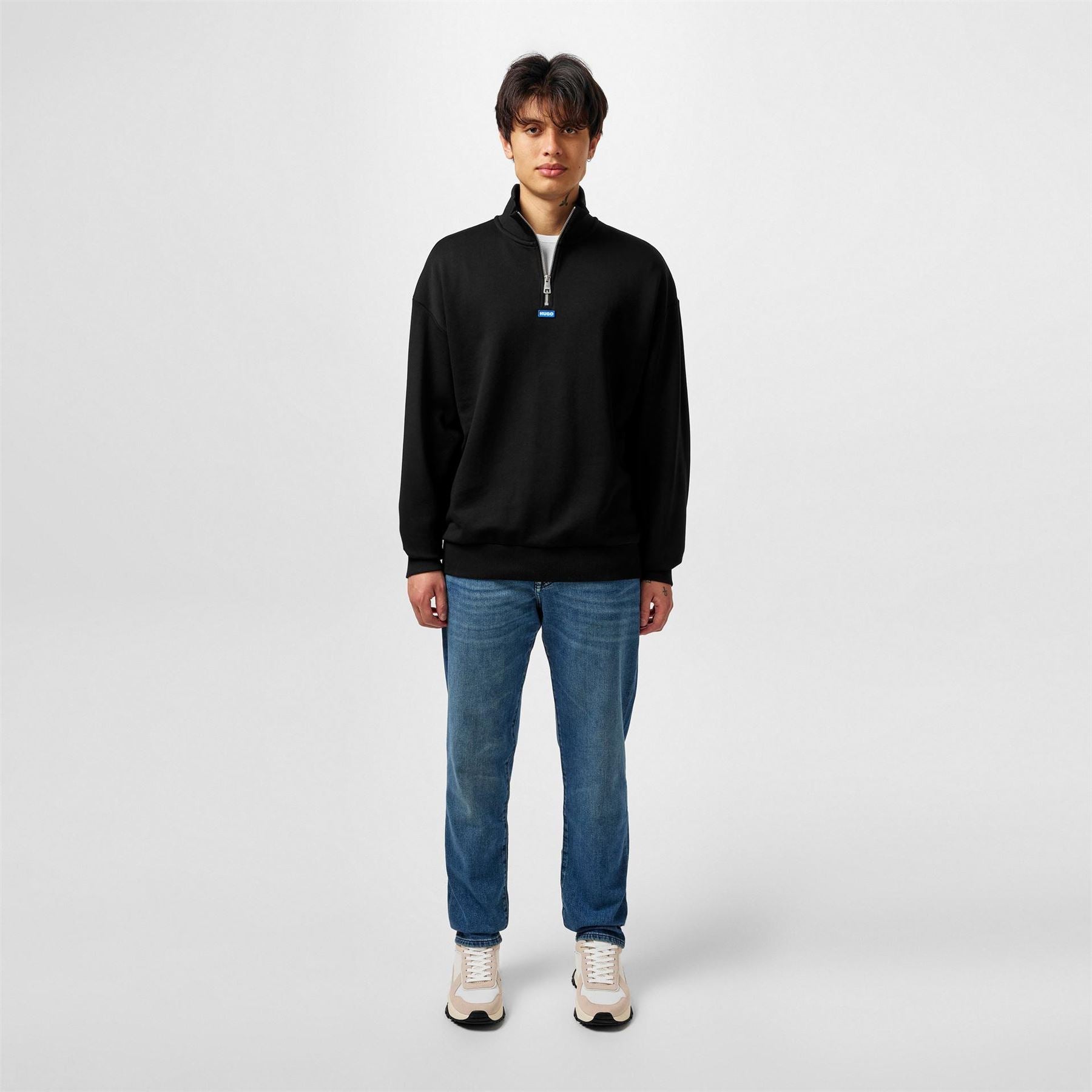 Hugo Quarter Zip Fleece Top