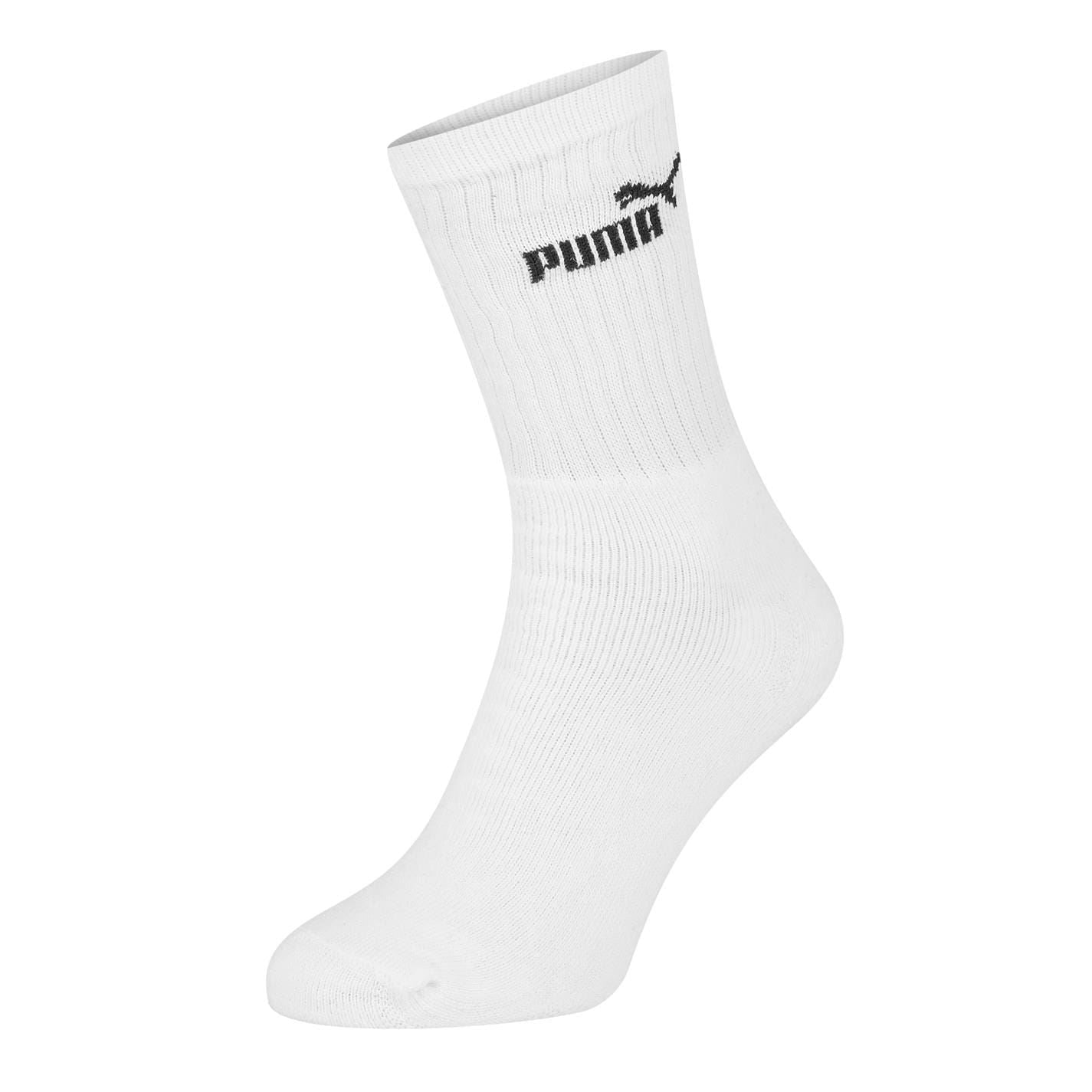 Puma Mens 3 Pack Crew Socks