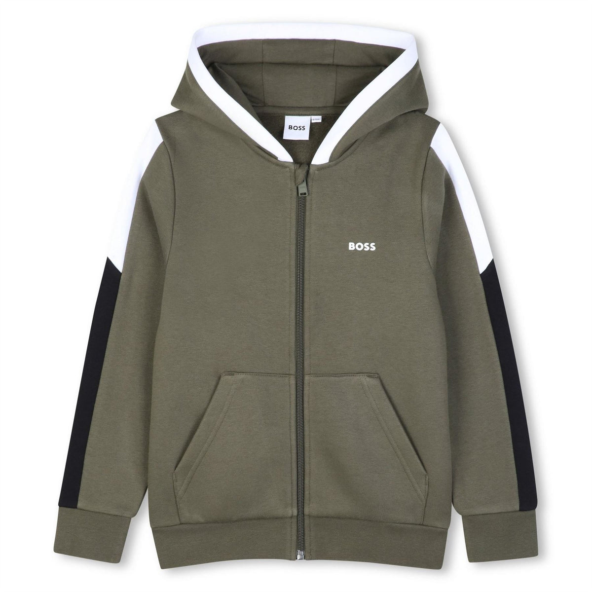 Boss Long Sleeve Full Zip Fleece Hoodie