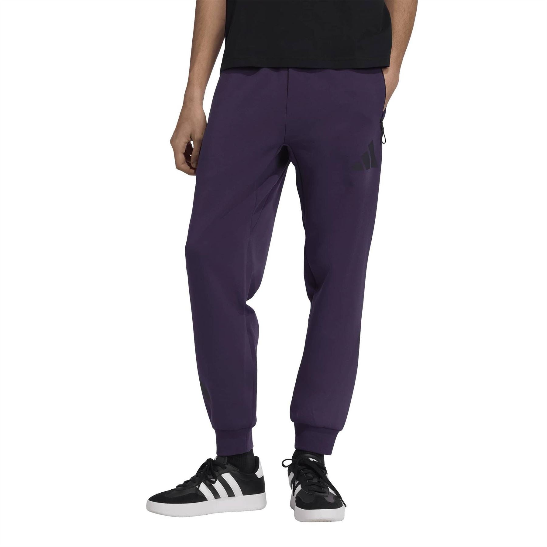 adidas Z.N.E. Solid Patterned Slim Joggers