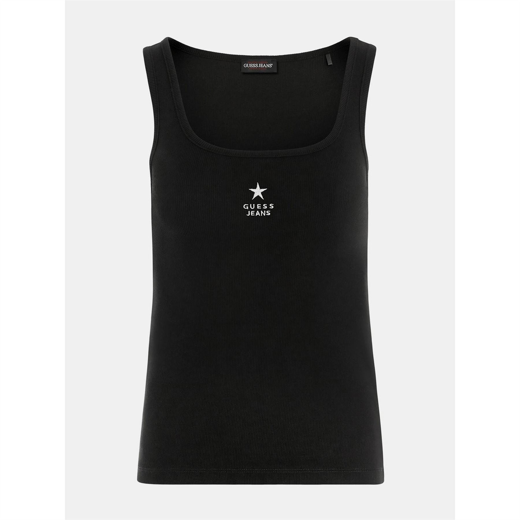 Guess Star Square Neck Slim Fit Tank