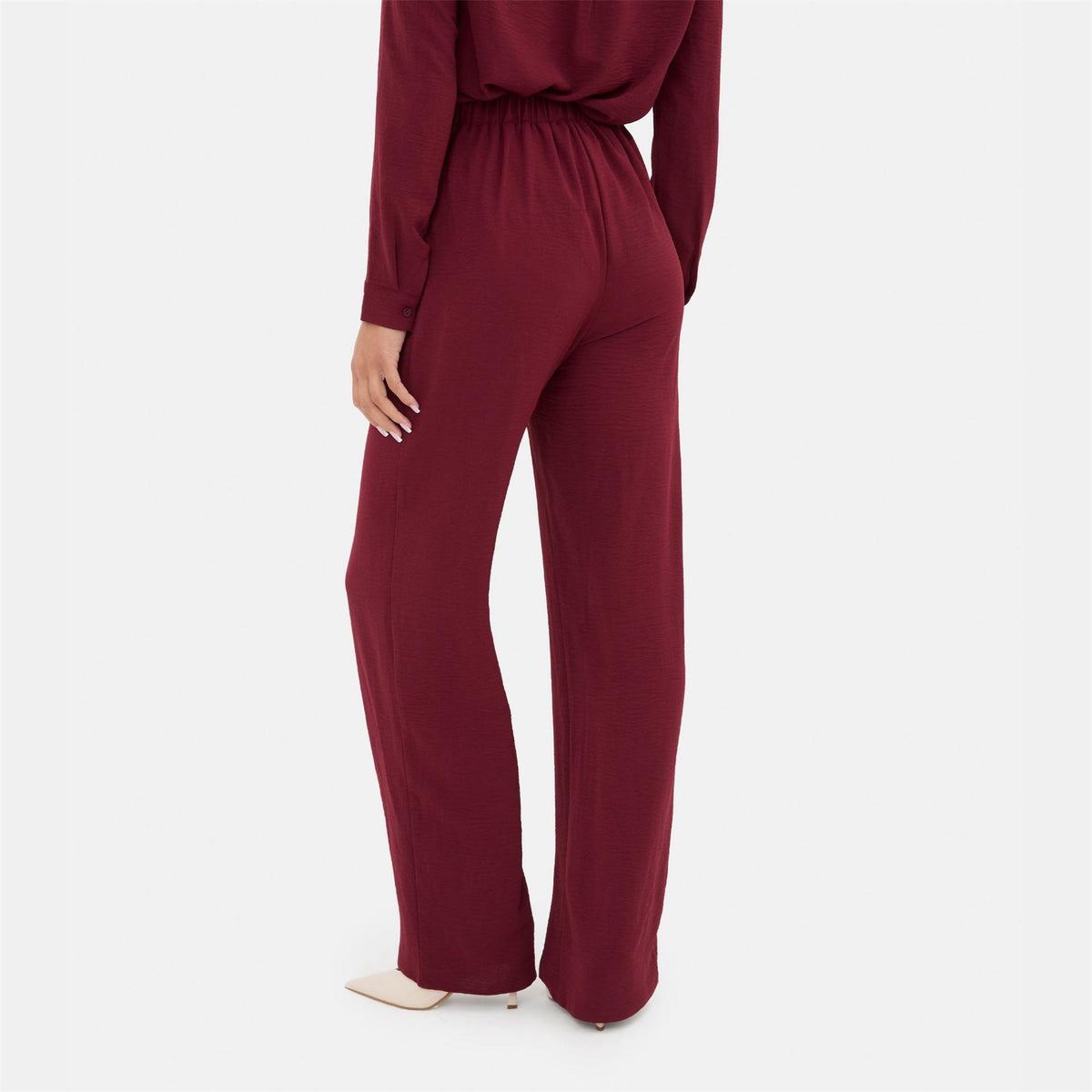 I Saw It First Crepe Wide Leg Trouser
