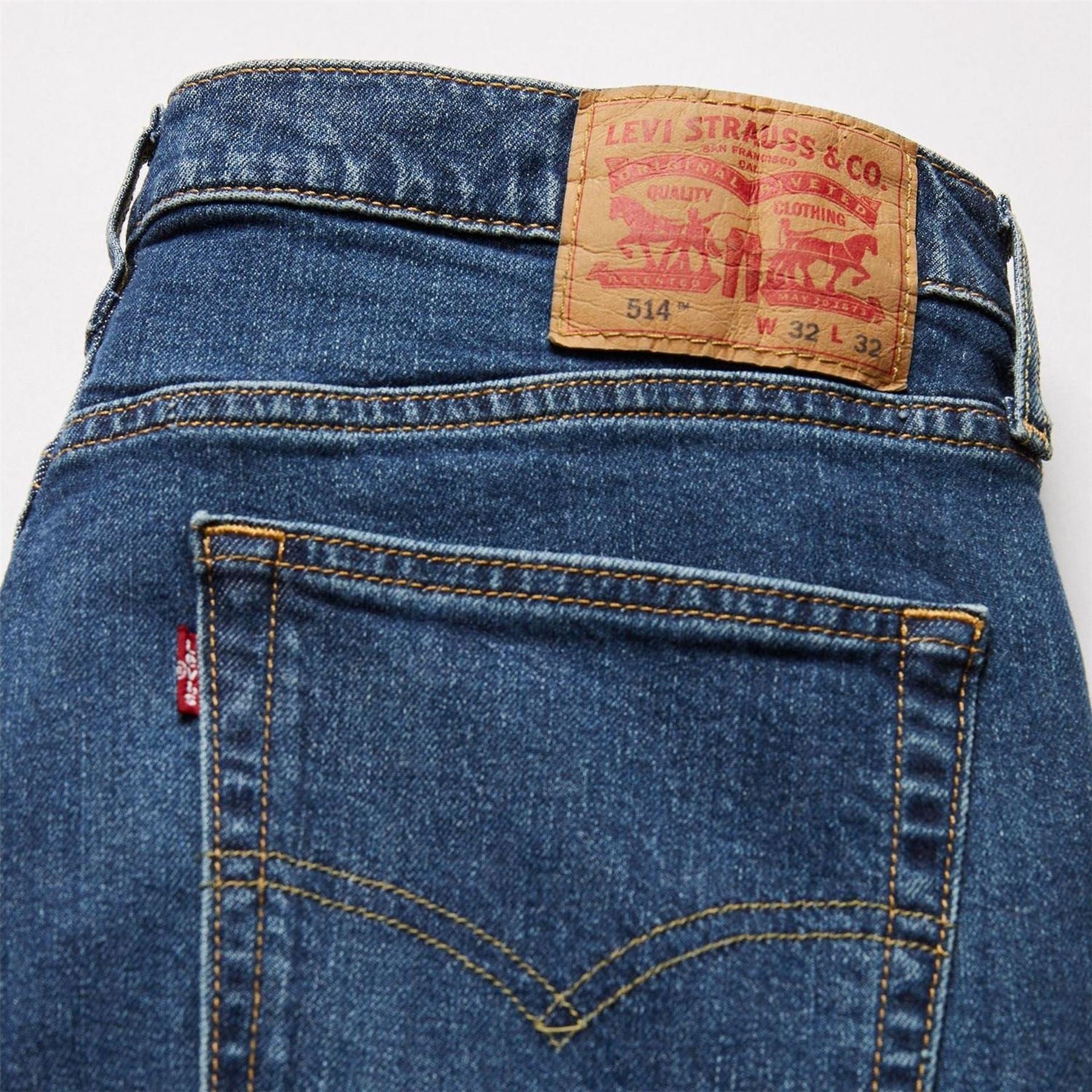 Levis 514 Spider Crab Straight Jeans