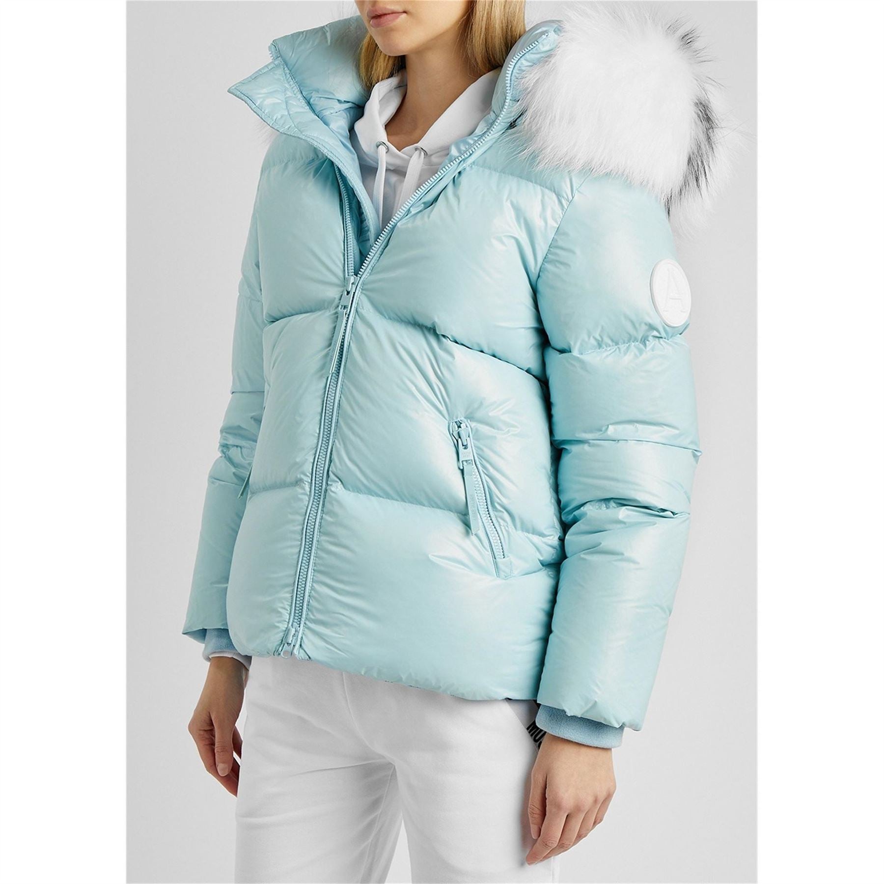 Arctic Army Short Fur Hood Puffer