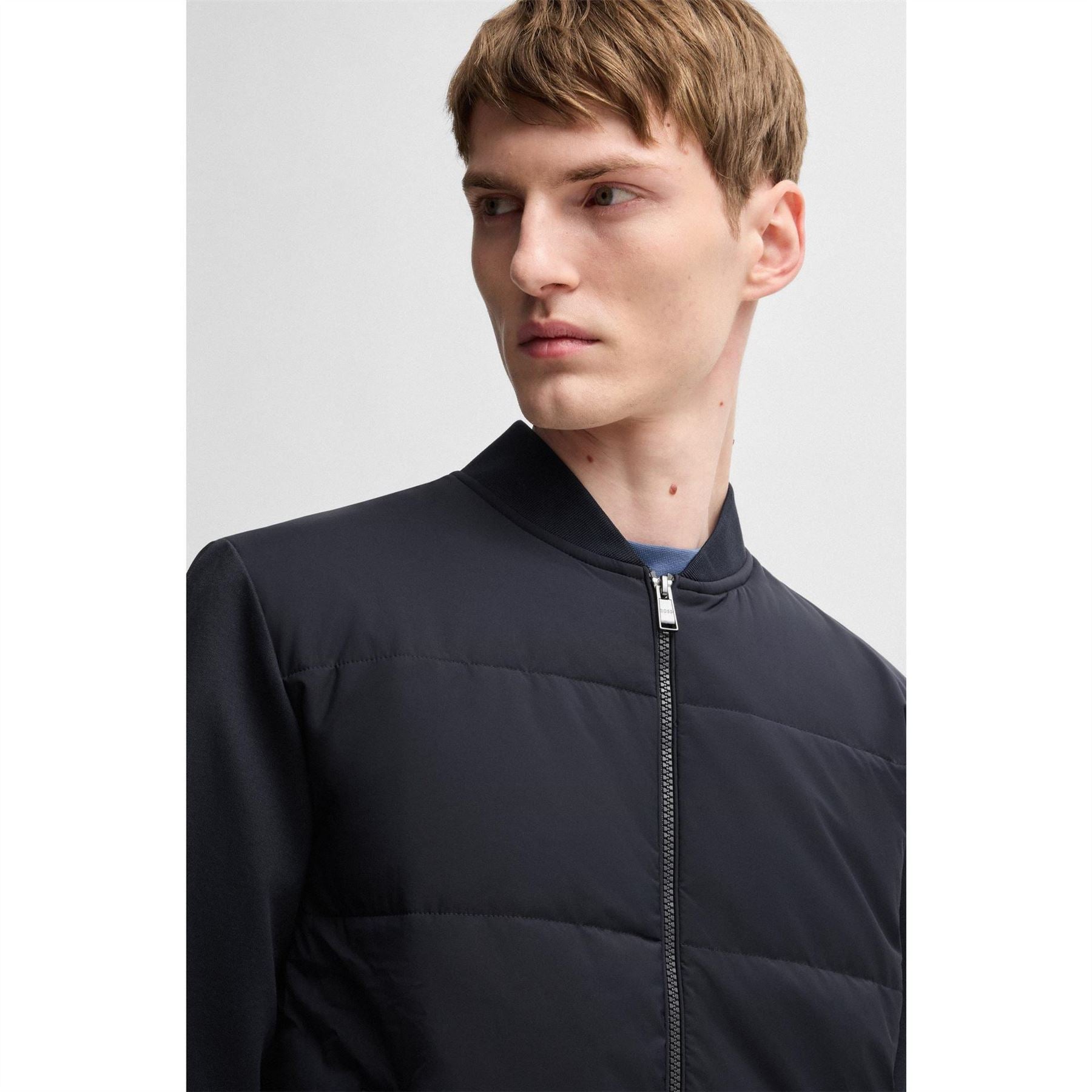 Boss Hbb Skiles100 Full Zipped Sweatshirt, Padded Front, Pockets