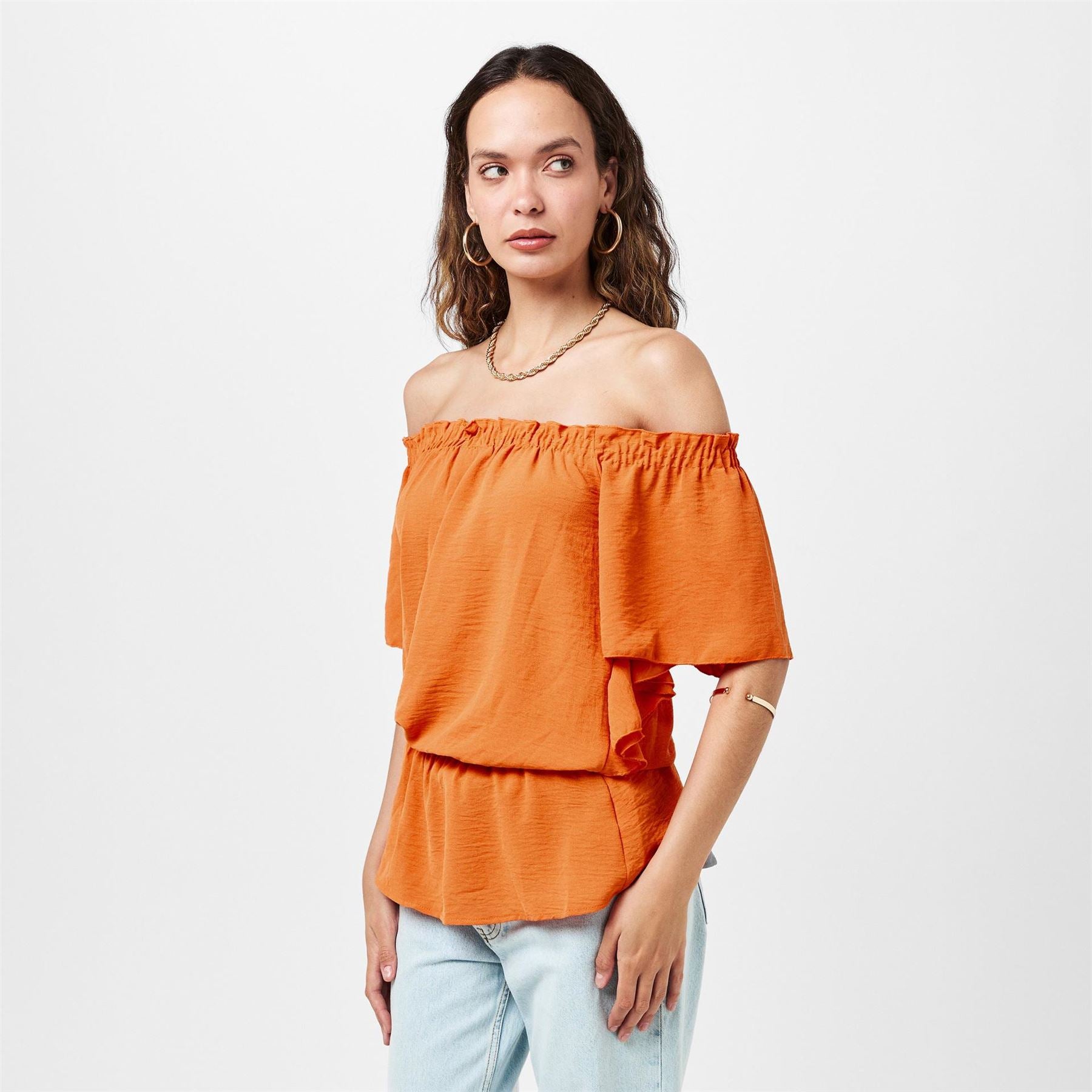 AX Paris Hem Bardot Top
