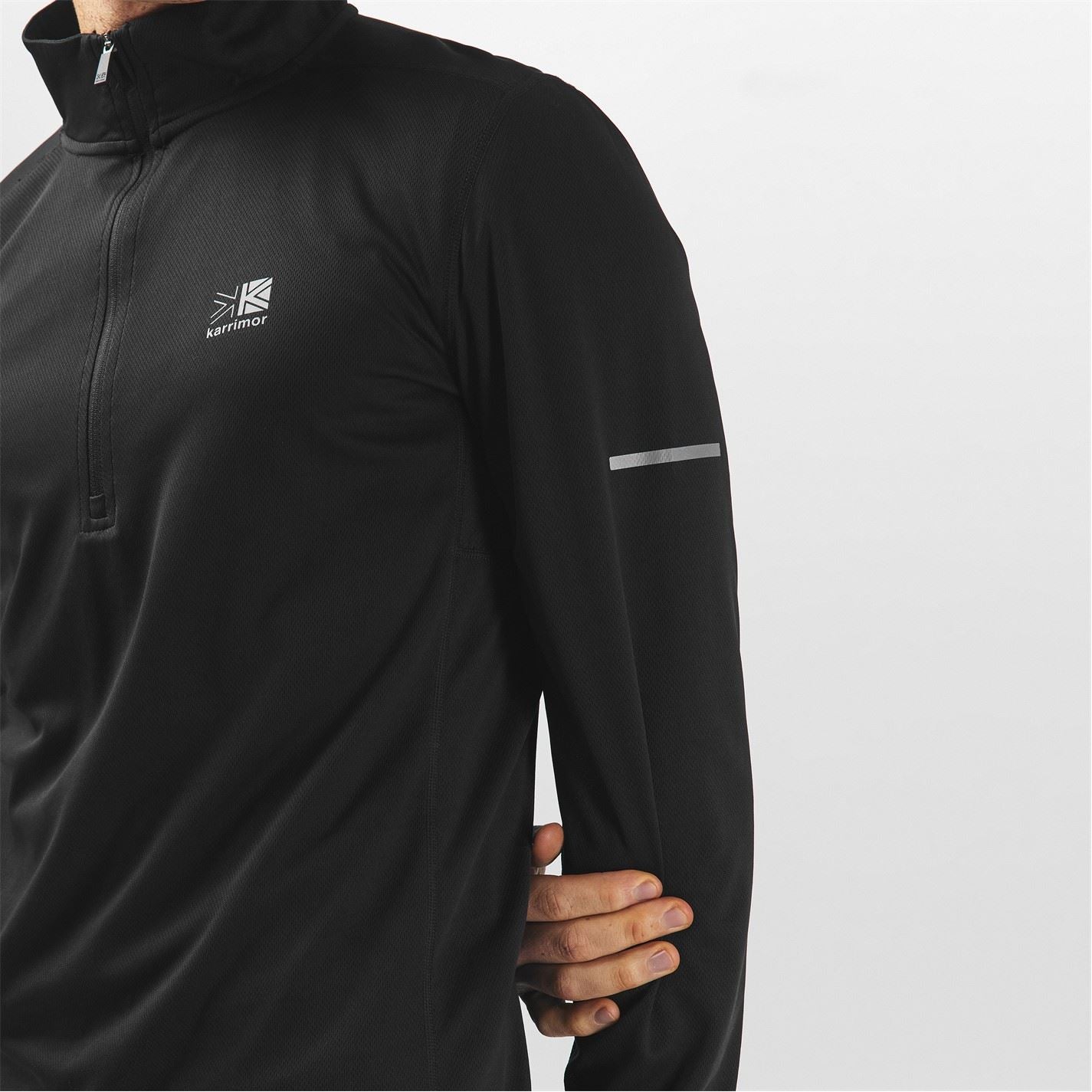 Karrimor Mens Long Sleeve Quarter Zip Top
