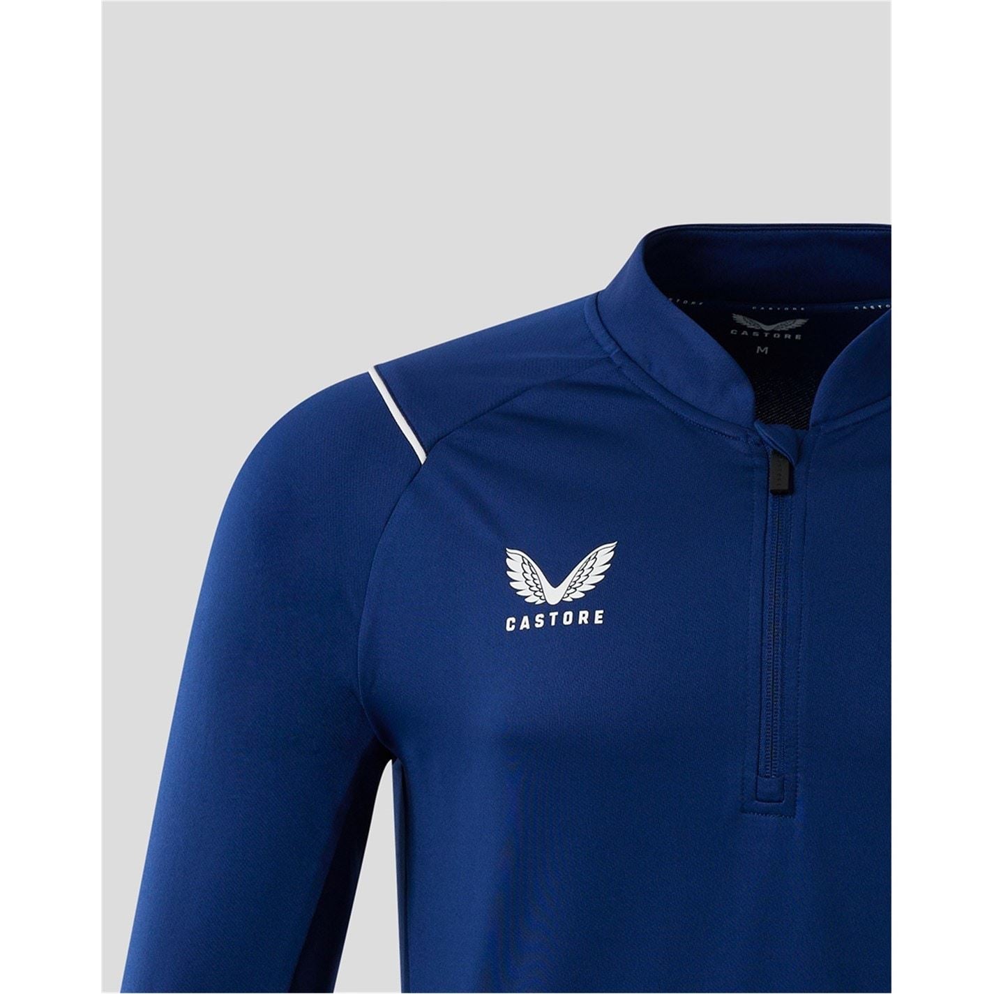 Castore Rangers FC Zip Neck Regular Fit Sweatshirt