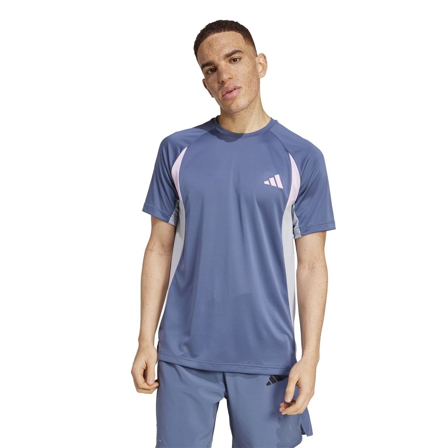adidas Mens Climacool Colorblock T-Shirt