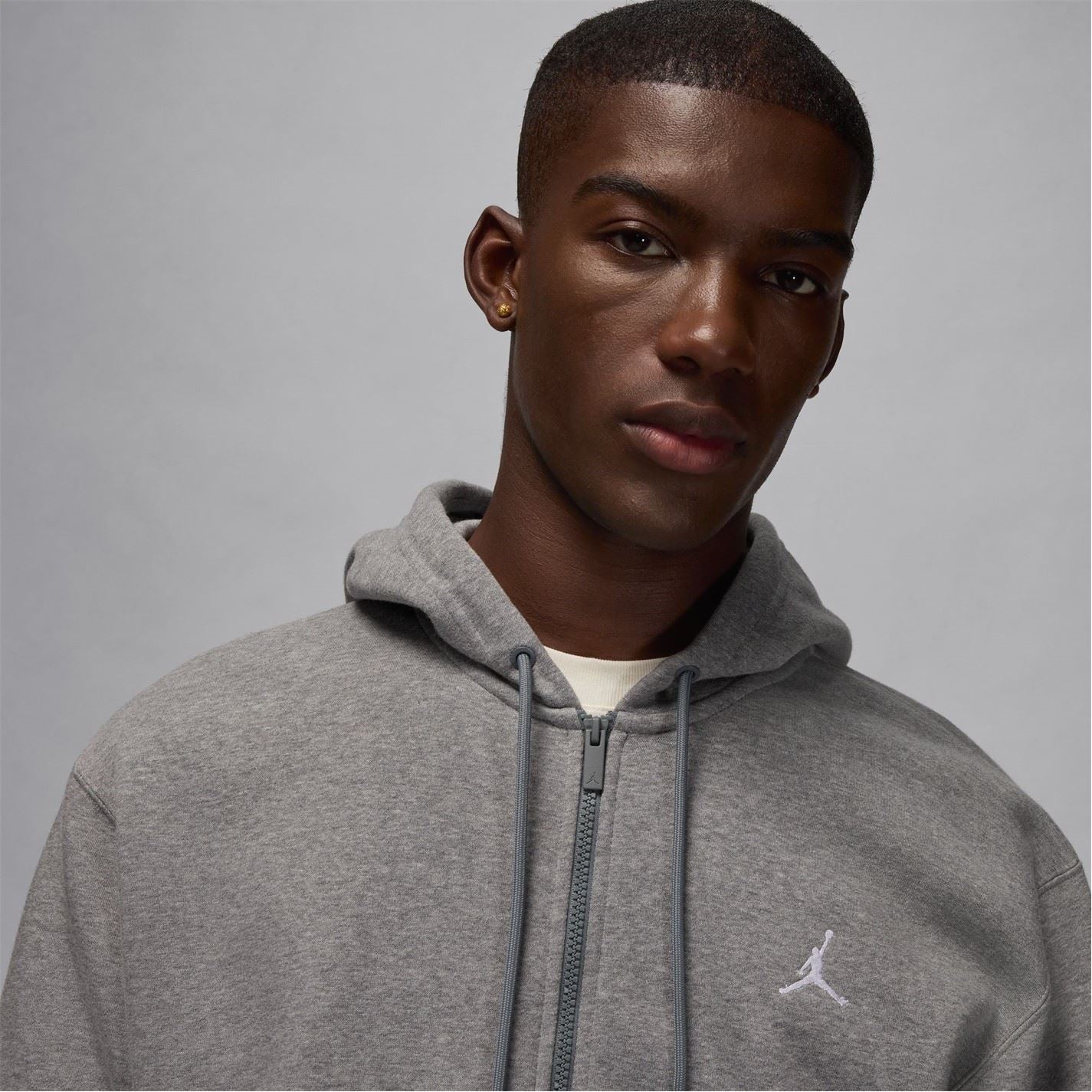 Air Jordan Mens Essentials Full Zip Fleece Hoodie