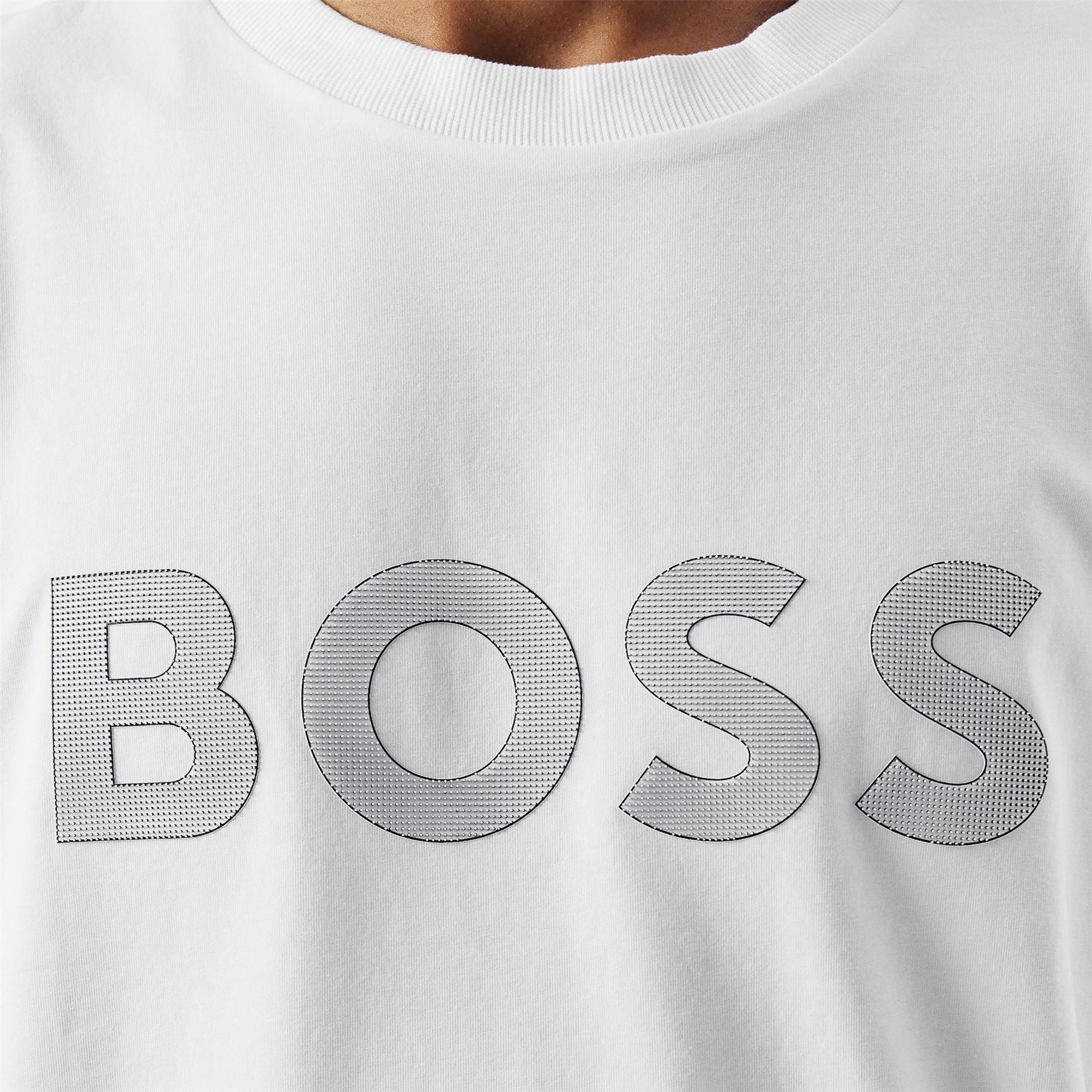 Boss Regular Fit Lettering Logo T-Shirt