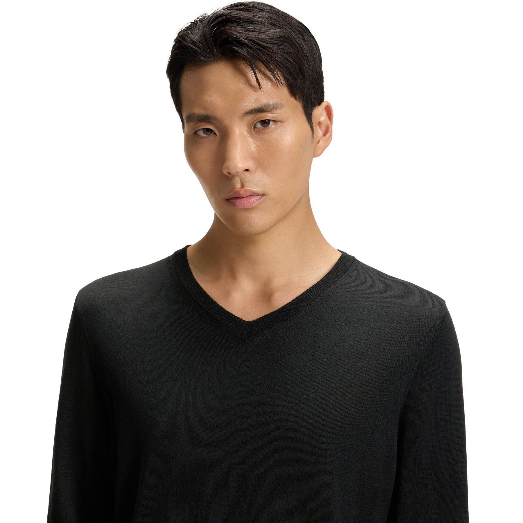 Boss V-Neck Long Sleeve Regular Fit Sweater