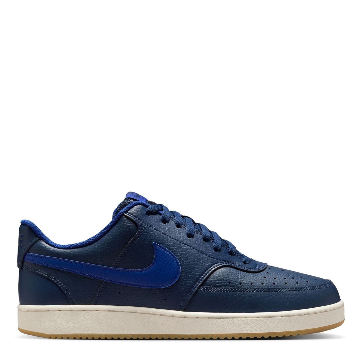 Blue Nike Nike Mens Court Trainers Nike Mens Court Vision Low