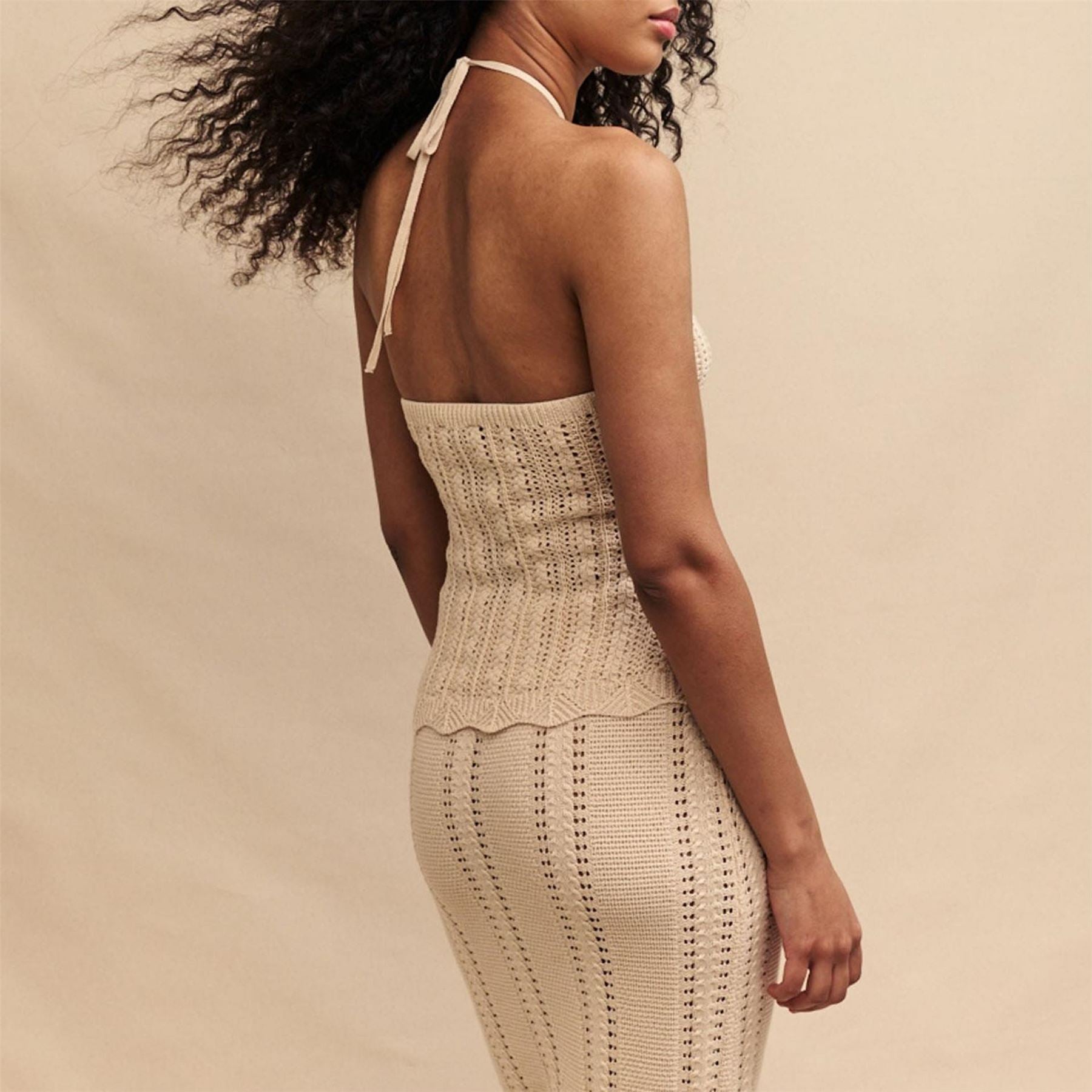 Nobodys Child Crochet Halter Top