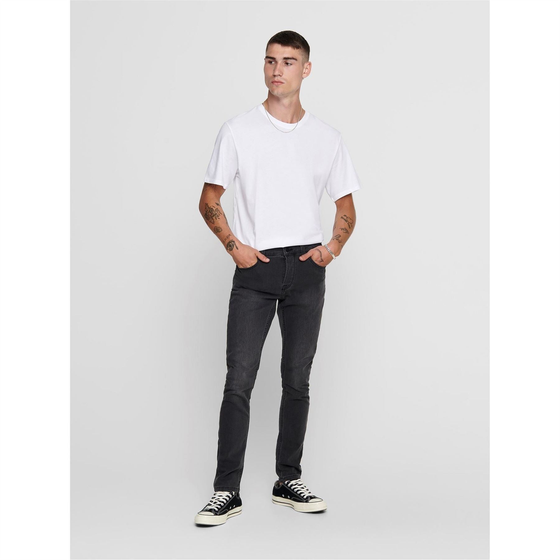 Only and Sons Oversize Fit Crew Neck Short Sleeve Boyfriend T-Shirt