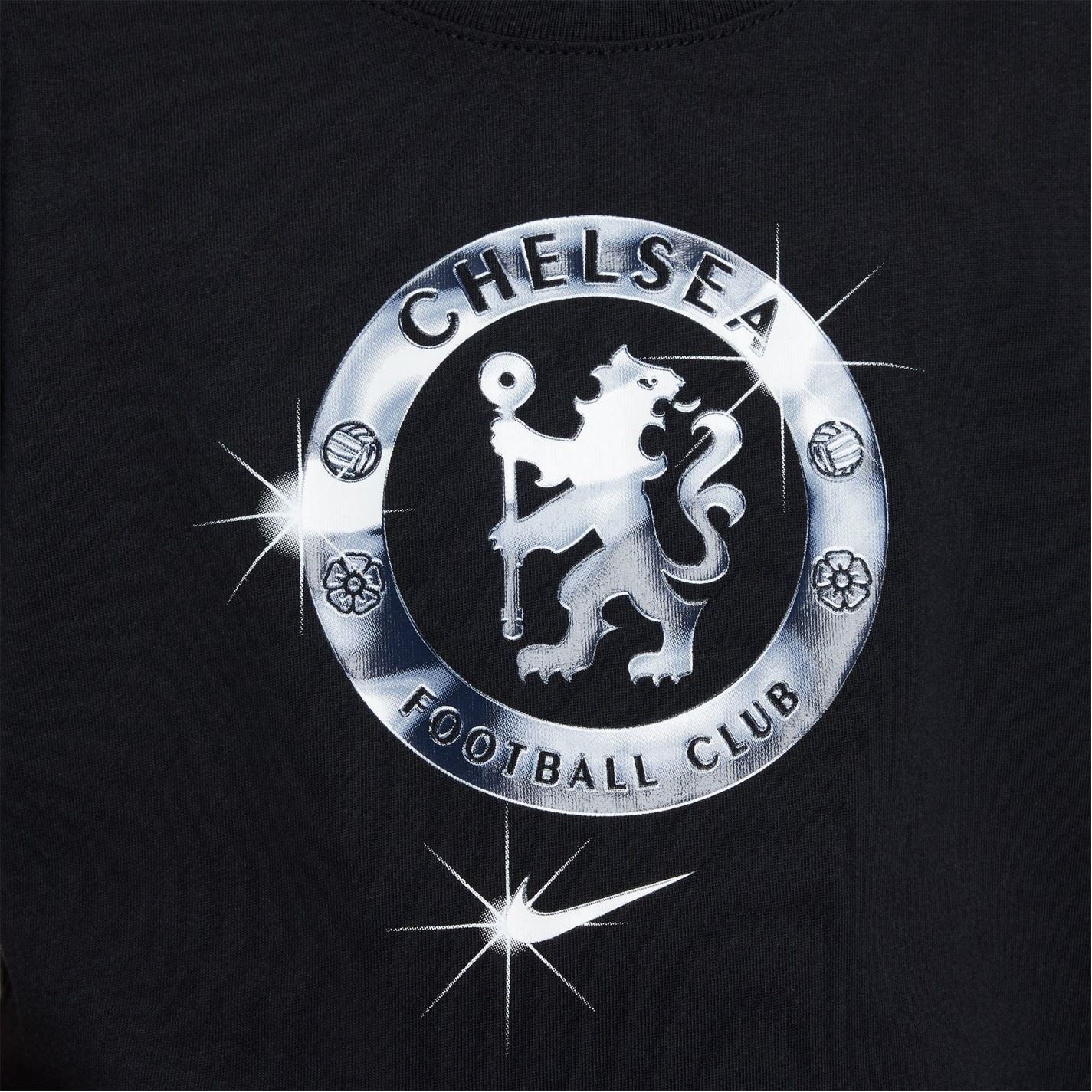 Nike Chelsea Crest T-Shirt 2024 2025 Juniors