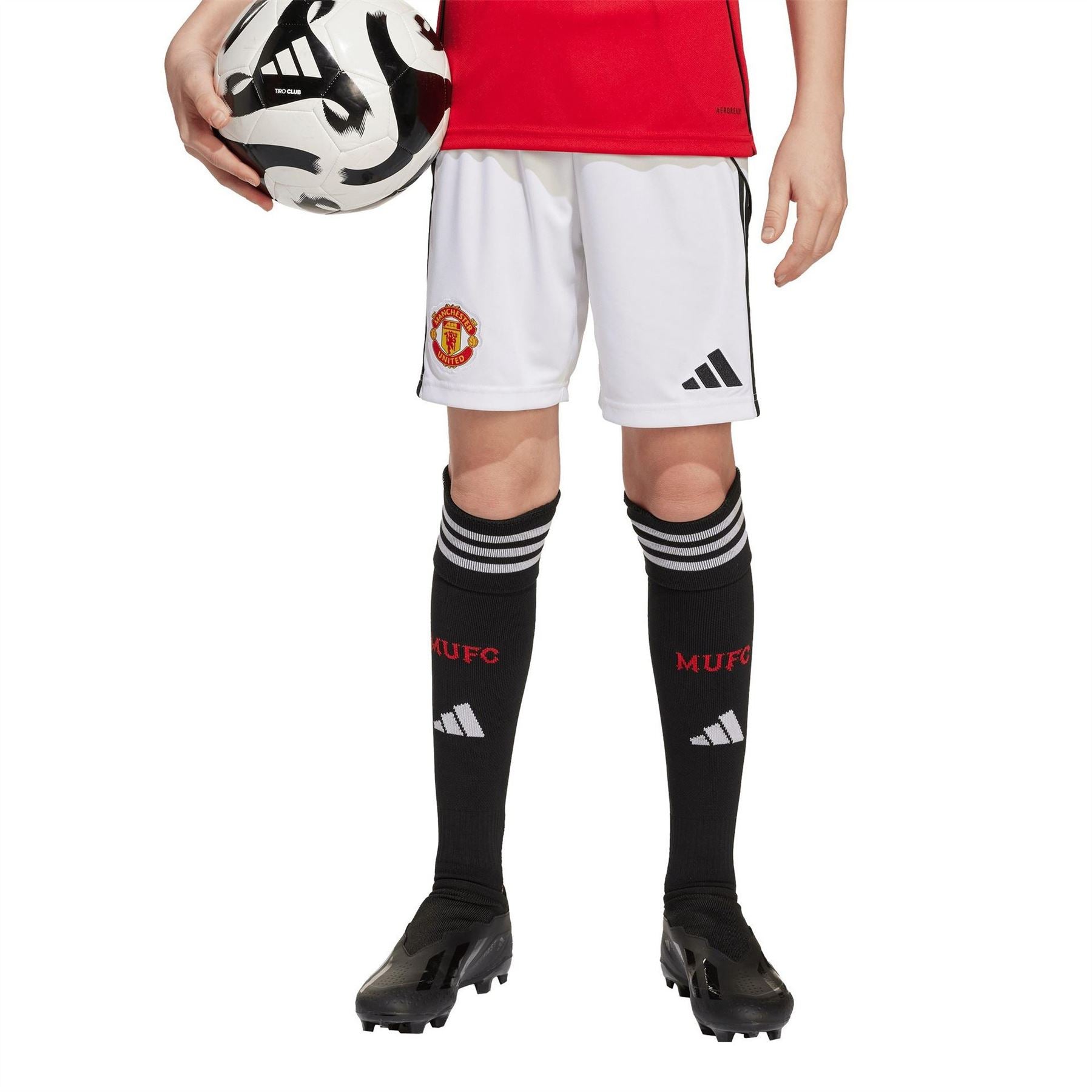 adidas Manchester United Home Shorts 2025 2026 Juniors