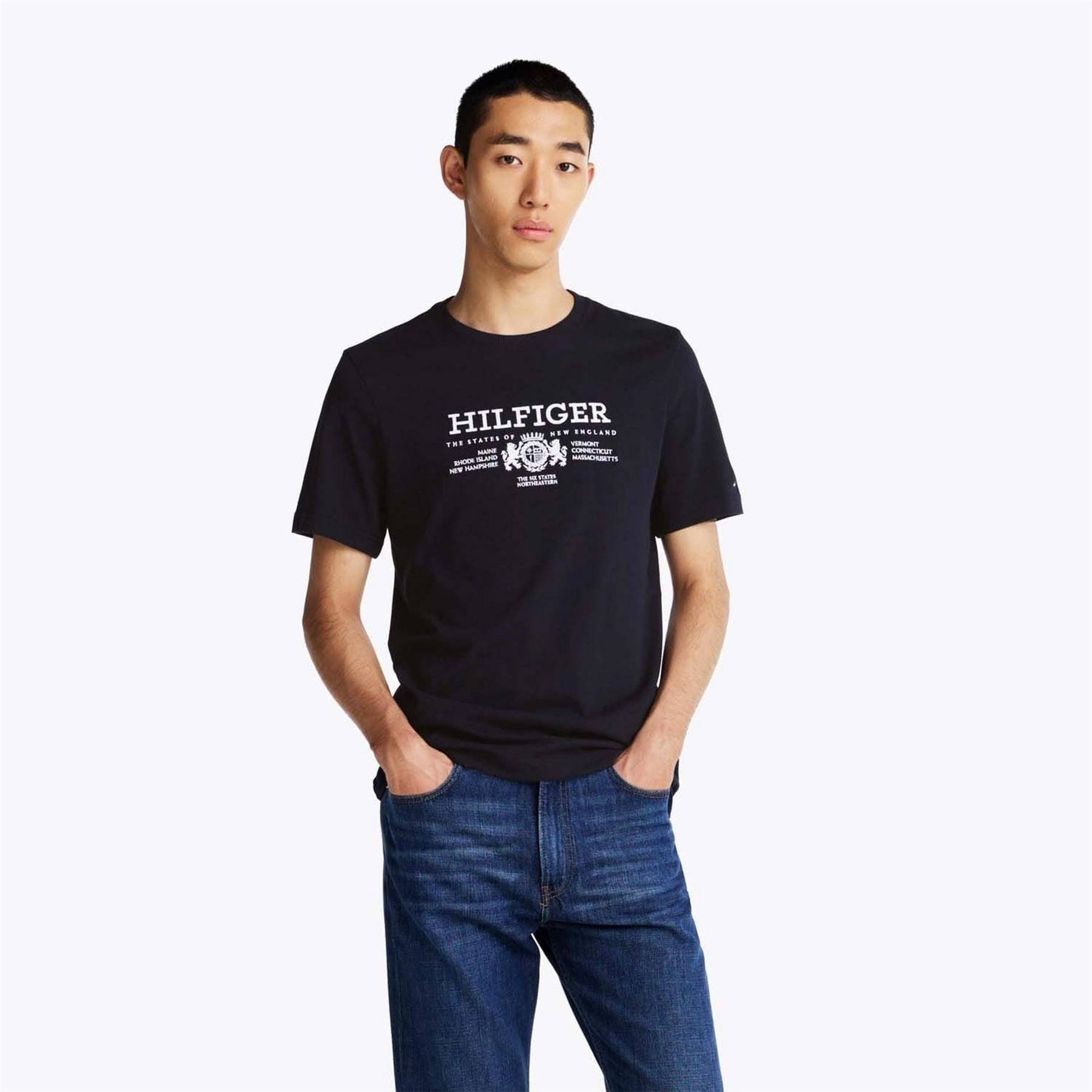 Tommy Hilfiger Logo Embroidery T-Shirt