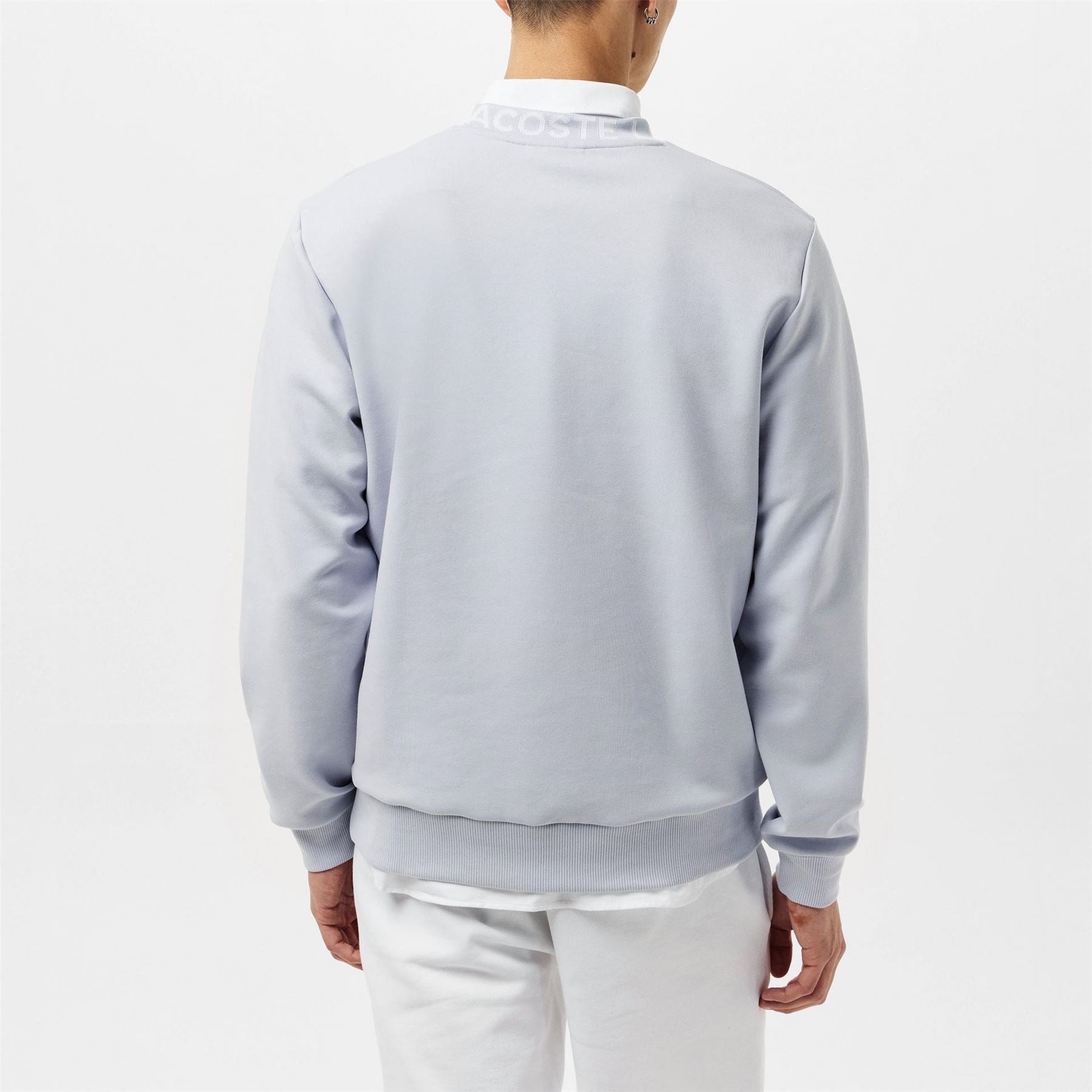 Lacoste Mock Neck Lacoste Lettering Sweatshirt