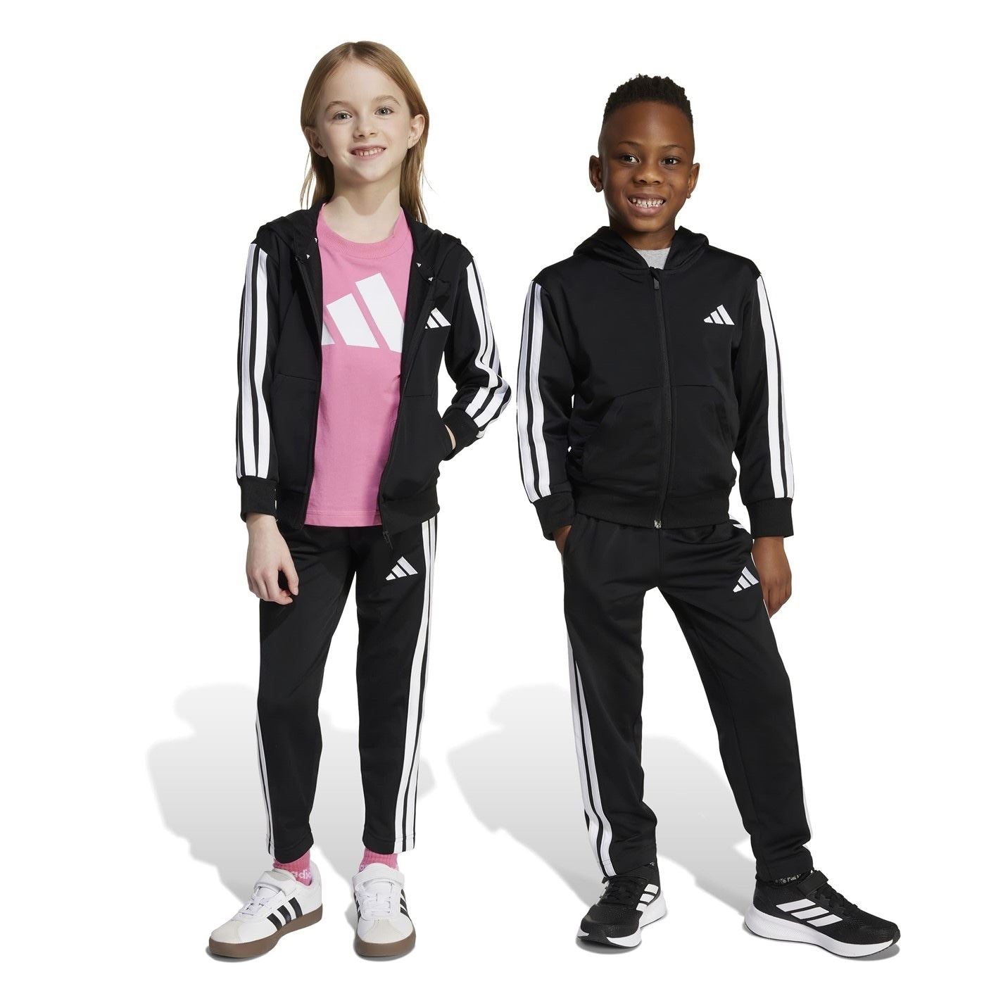 adidas Stripe Poly Tracksuit