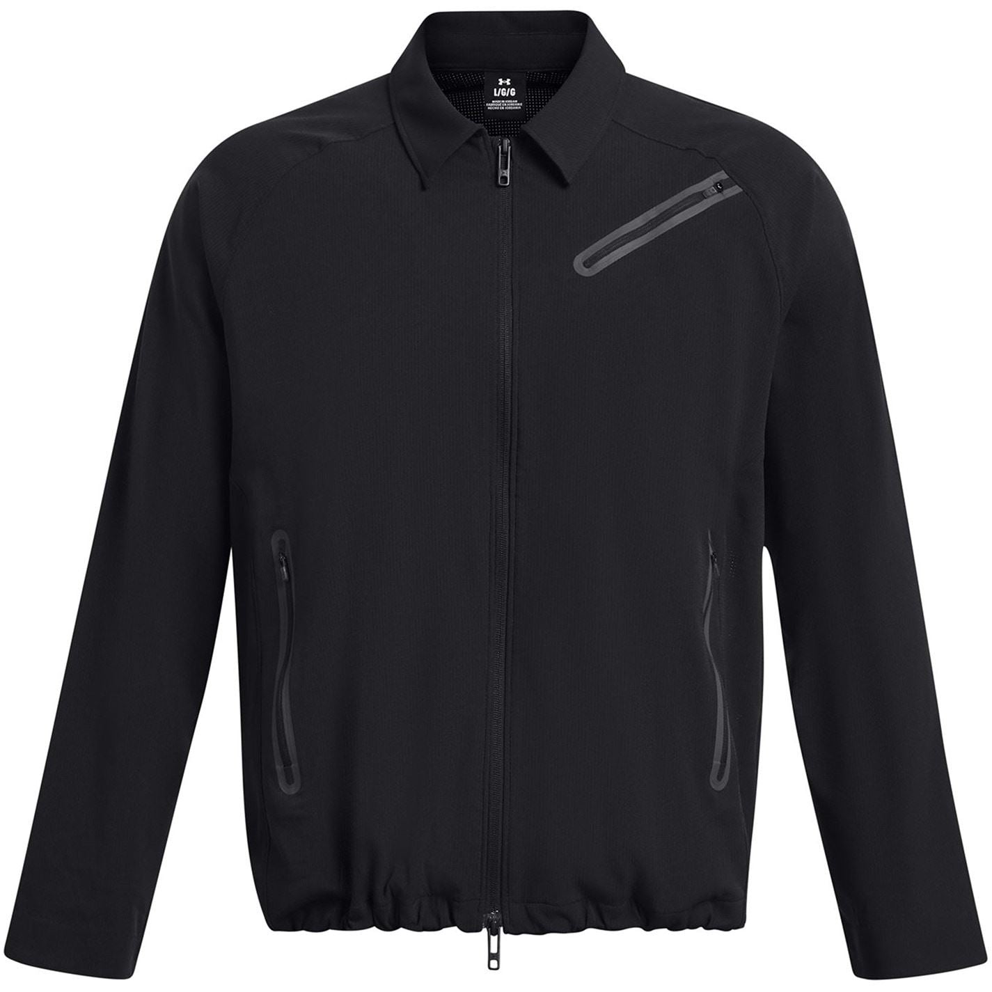 Under Armour Solid Patterned Bomber Jacket with Zipped Pocket
