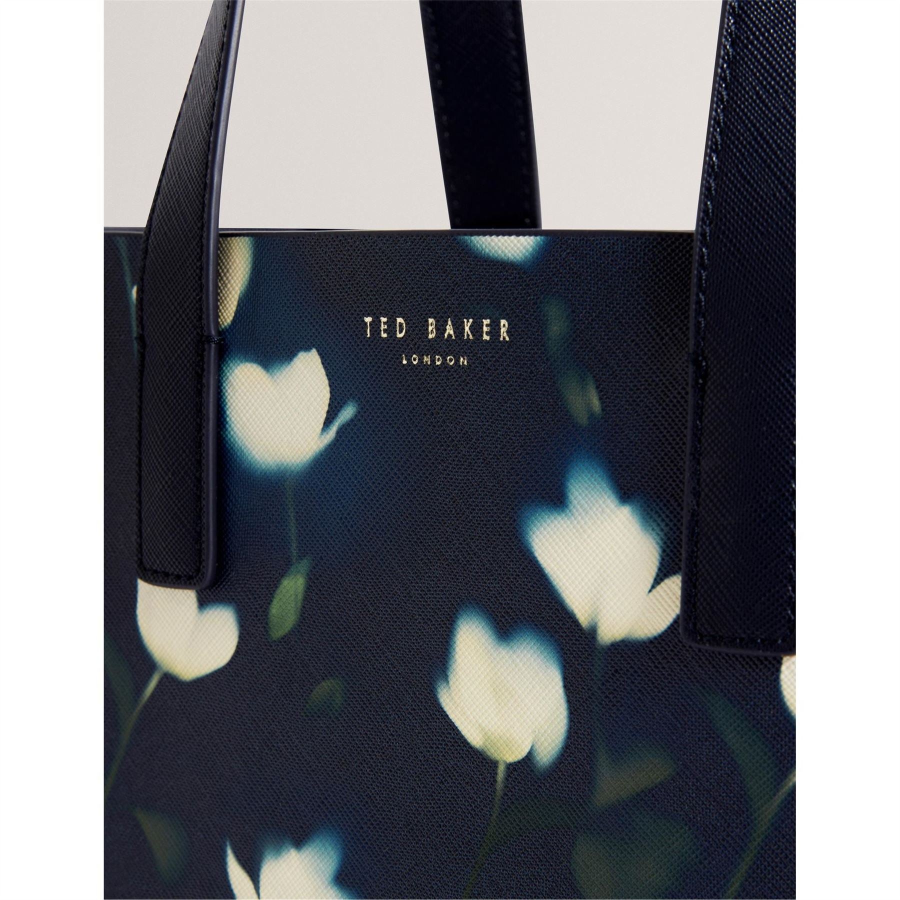 Ted Baker Floral Patterned Square Shape Tote Bag