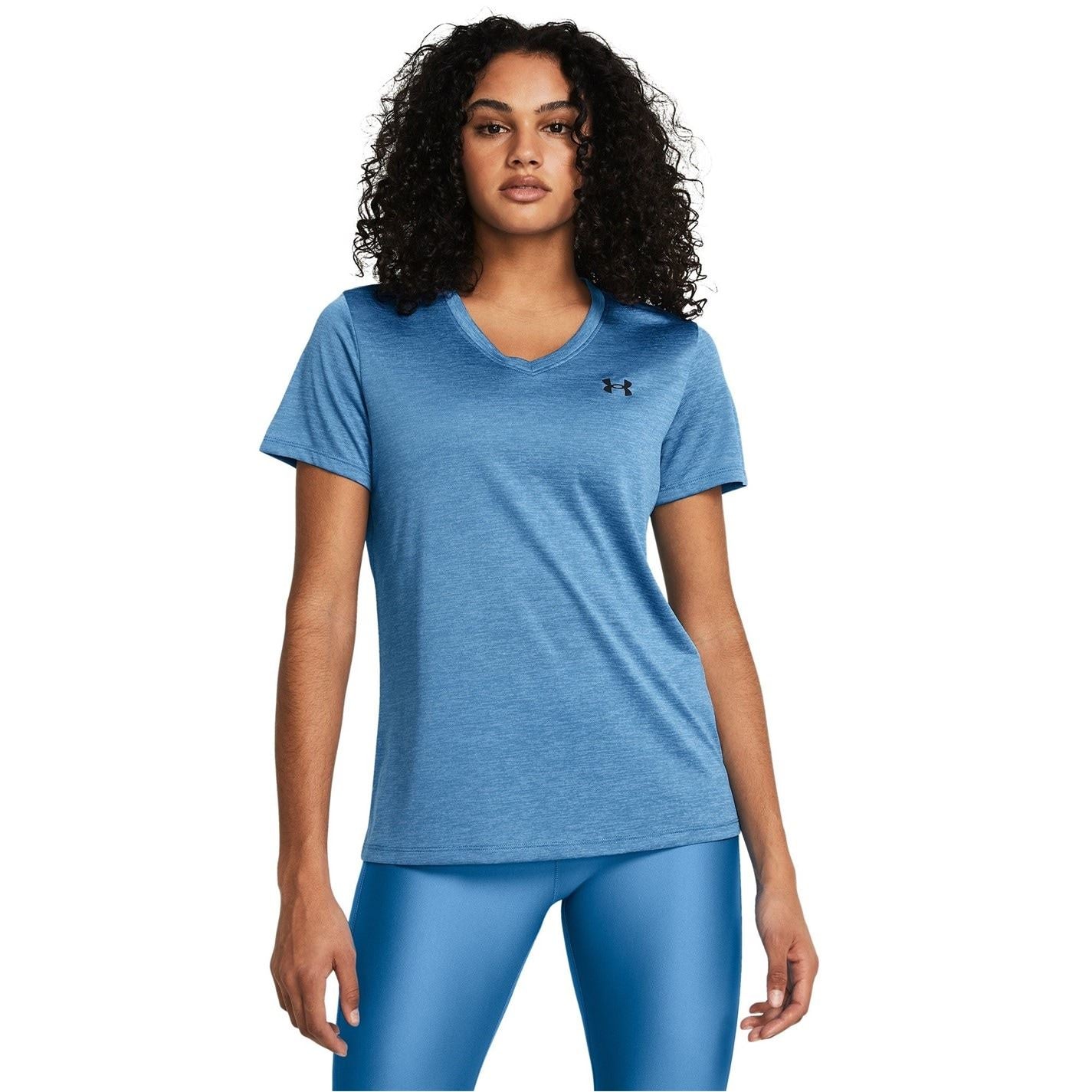 Under Armour Womens Armour Tech™ Twist V Neck Short Sleeve