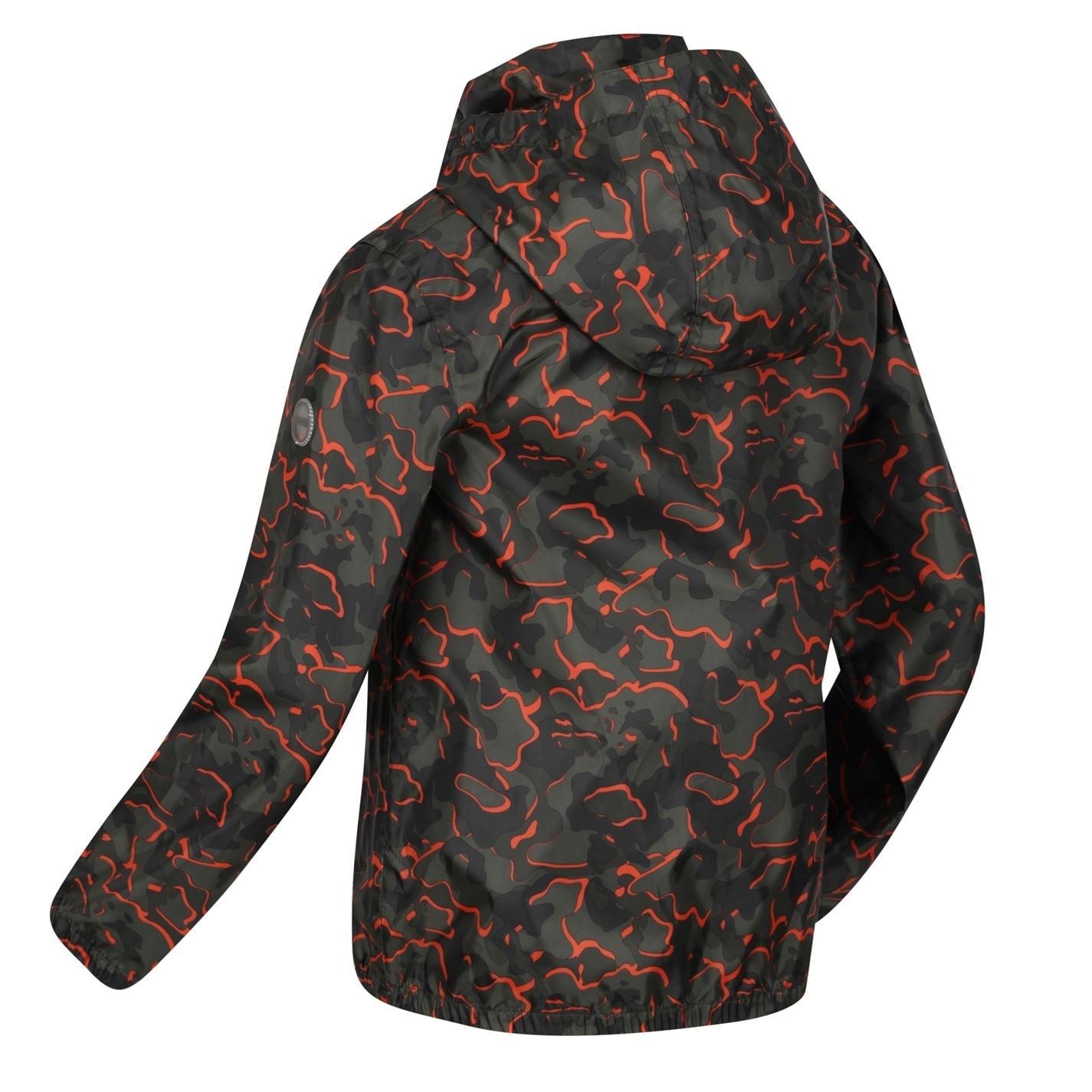 Regatta Catkin Hooded Double Zipped Pocket Rain Jacket