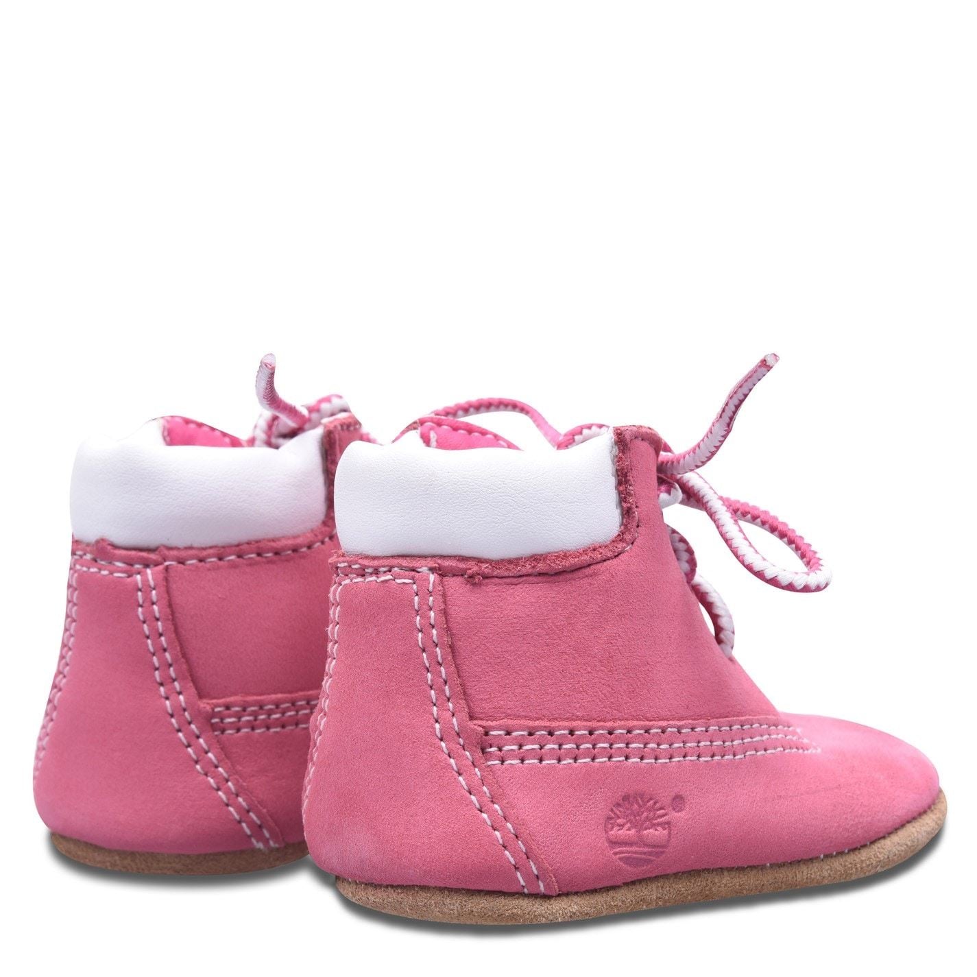 Timberland Mid Lace Up Pink Chukka Boots