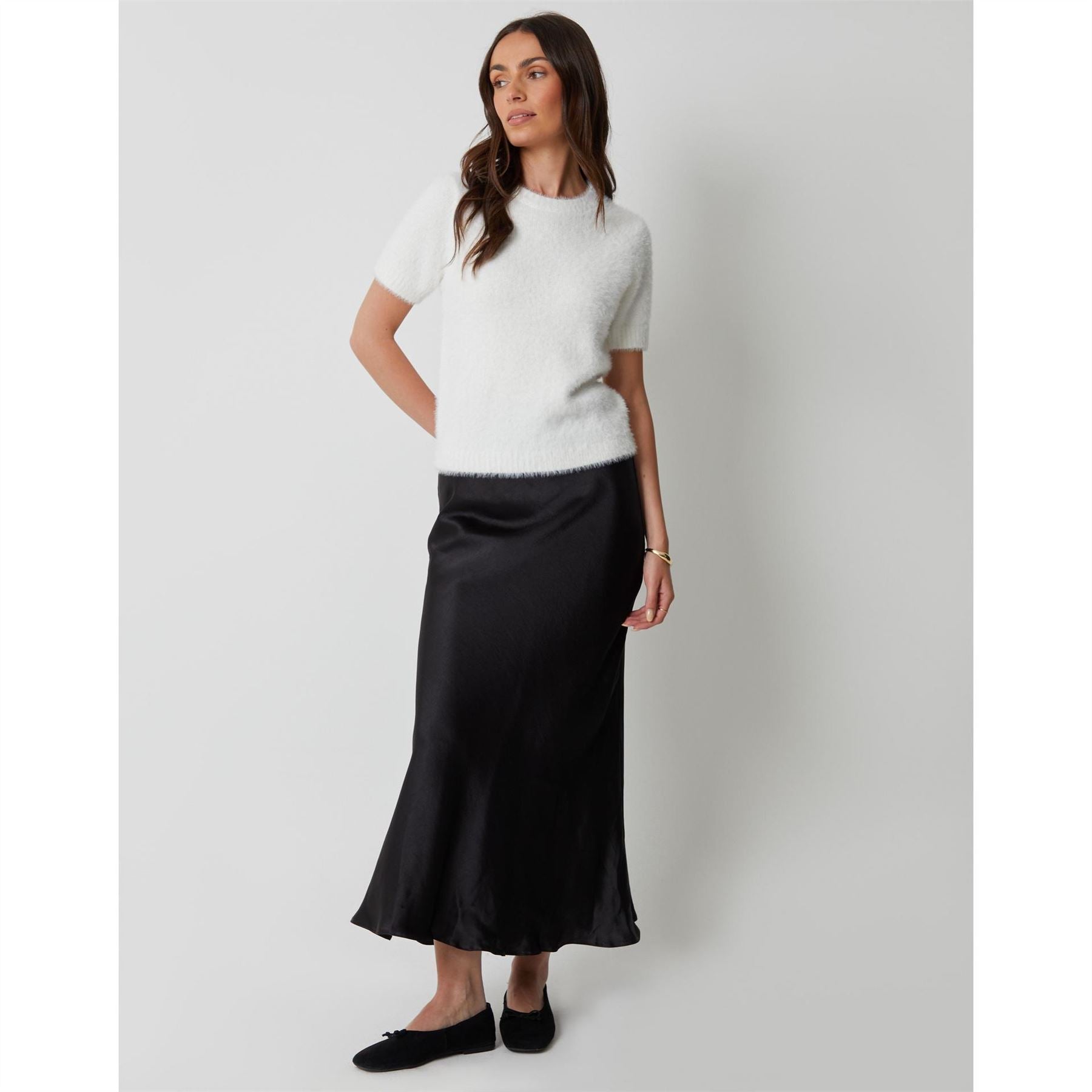Threadbare Crew Neck Short Sleeve Regular Fit Sweater
